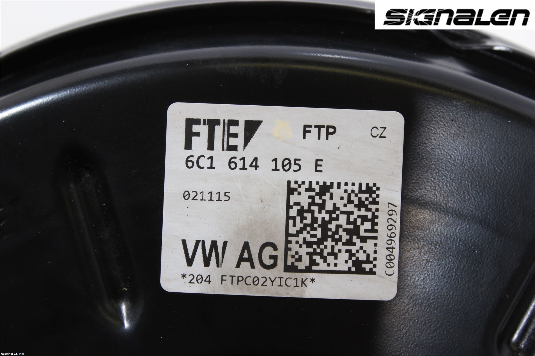 Volkswagen VW POLO 10-17 Bremseservo