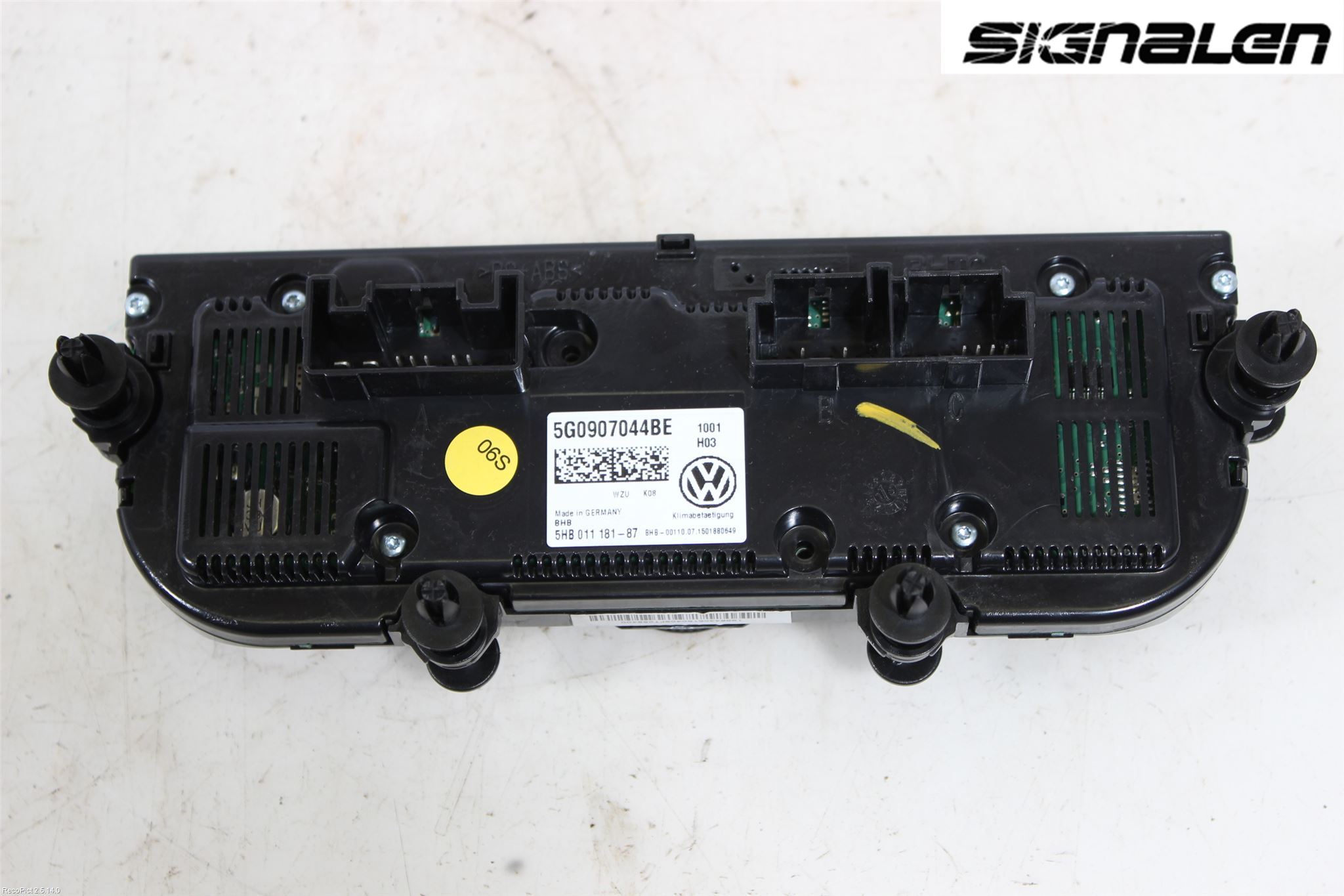 Volkswagen VW GOLF / E-GOLF VII 13-20 Varme Ac Betjening-Display