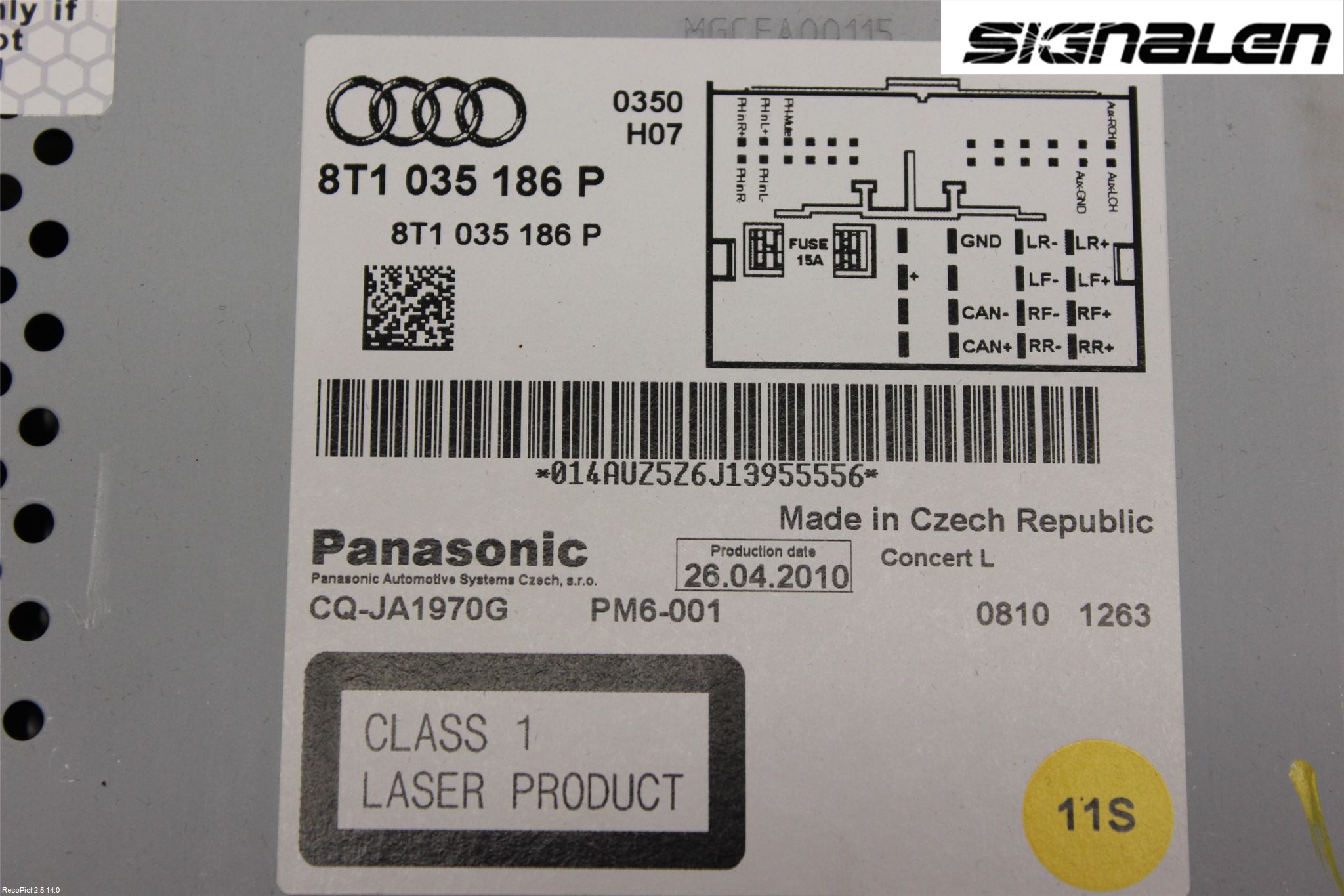 Audi A4/S4 08-11 Stereo Radio