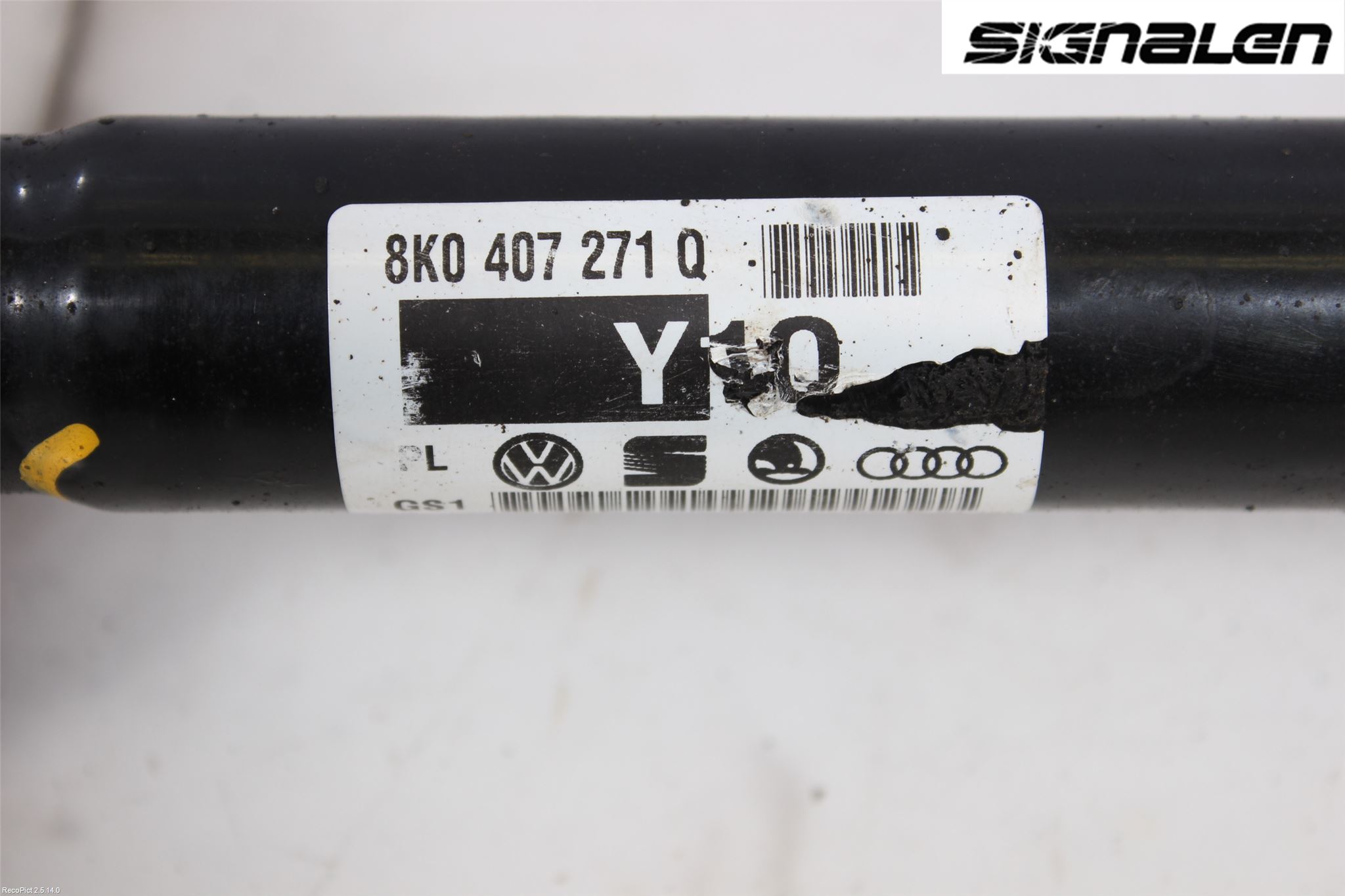 Audi A4/S4 08-11 Drivaksel Foran Kompl Venstre