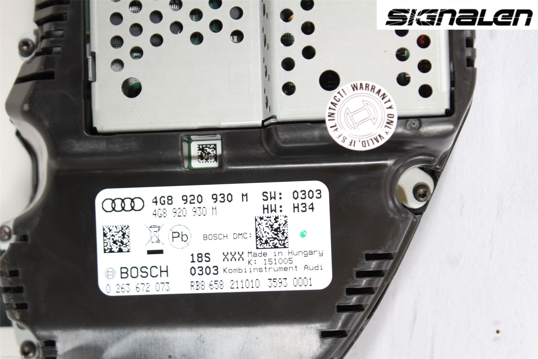 Audi A7/S7 4G 11-17 Instr Kombinert