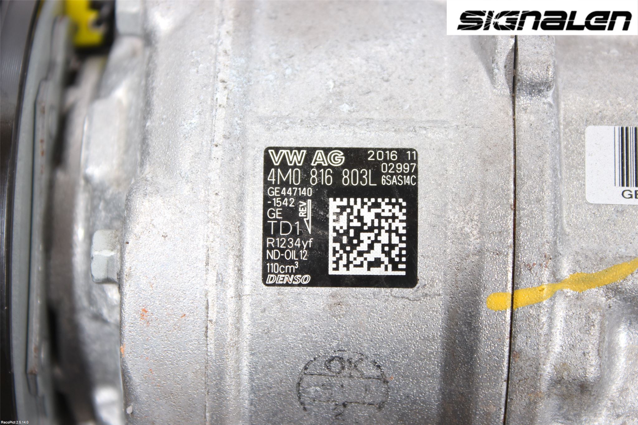 Audi A6 ALLROAD 12-18 Varme Ac Kompressor