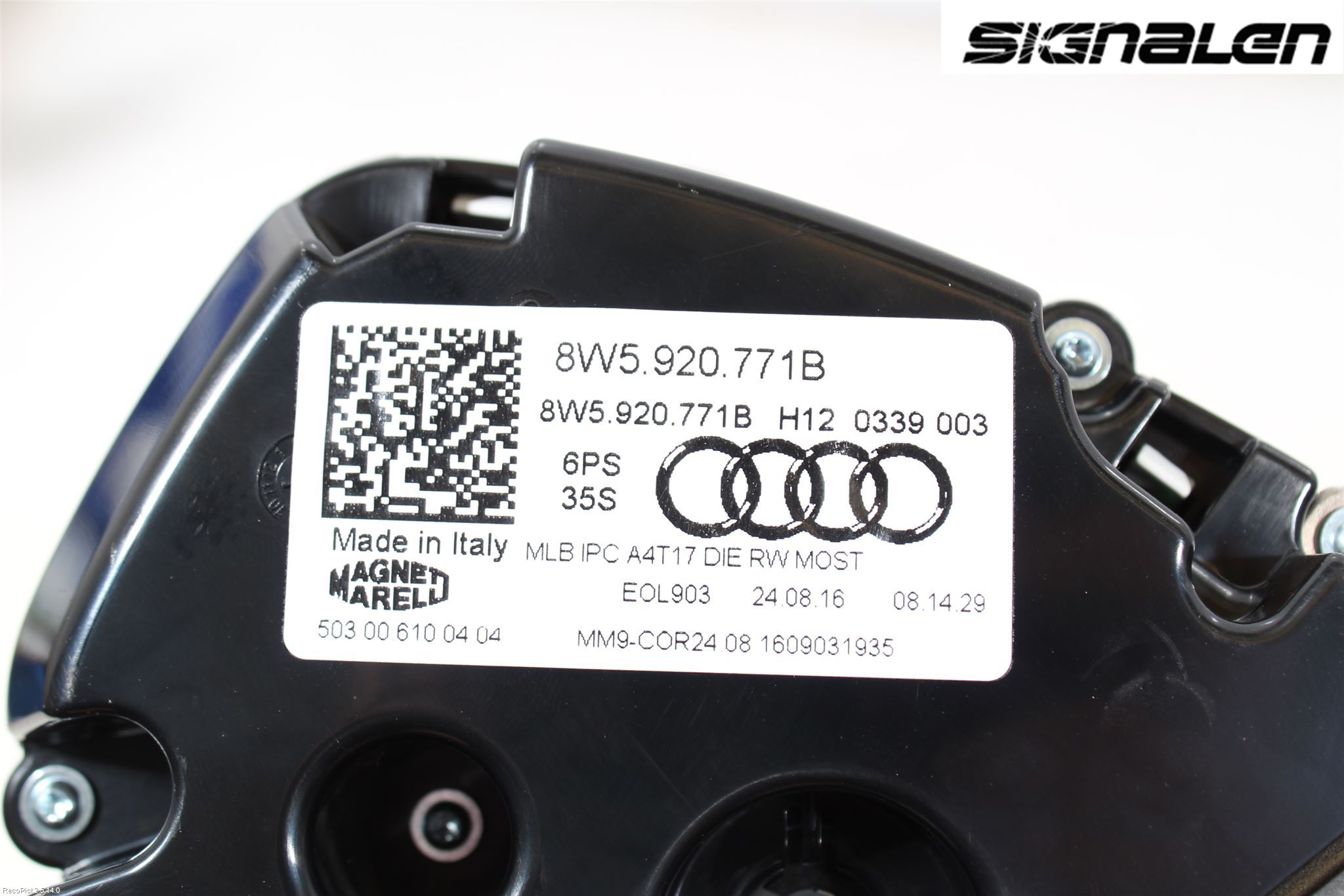 Audi A4/S4 B9 16-19 Instr Kombinert