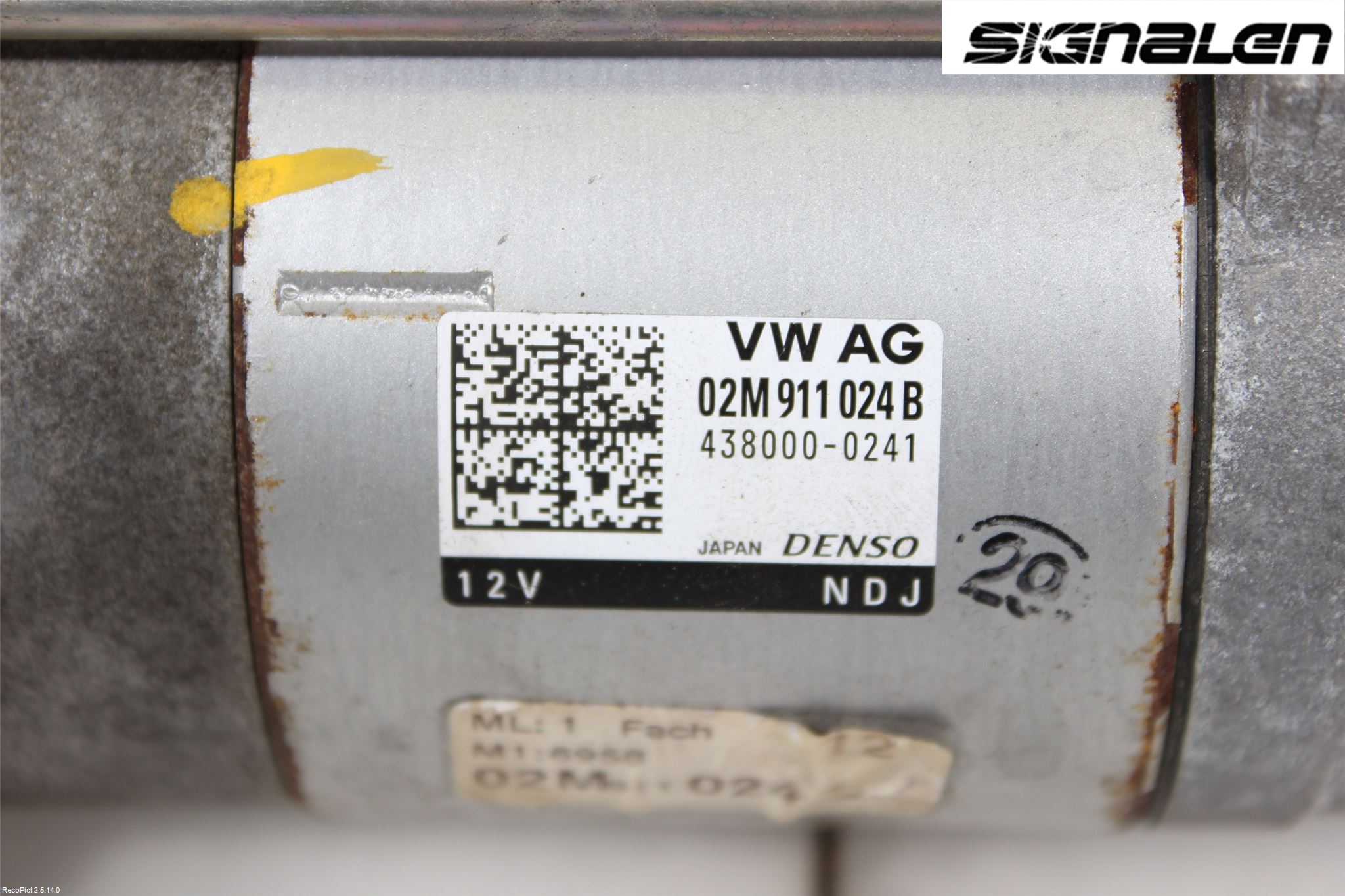 Volkswagen VW GOLF / E-GOLF VII 13-20 Startmotor Diesel