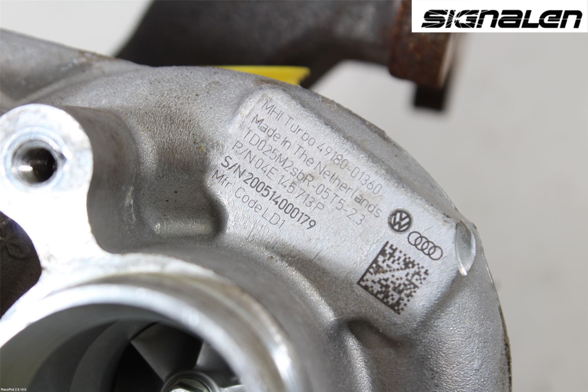 Volkswagen VW GOLF / E-GOLF VII 13-20 Turboaggregat