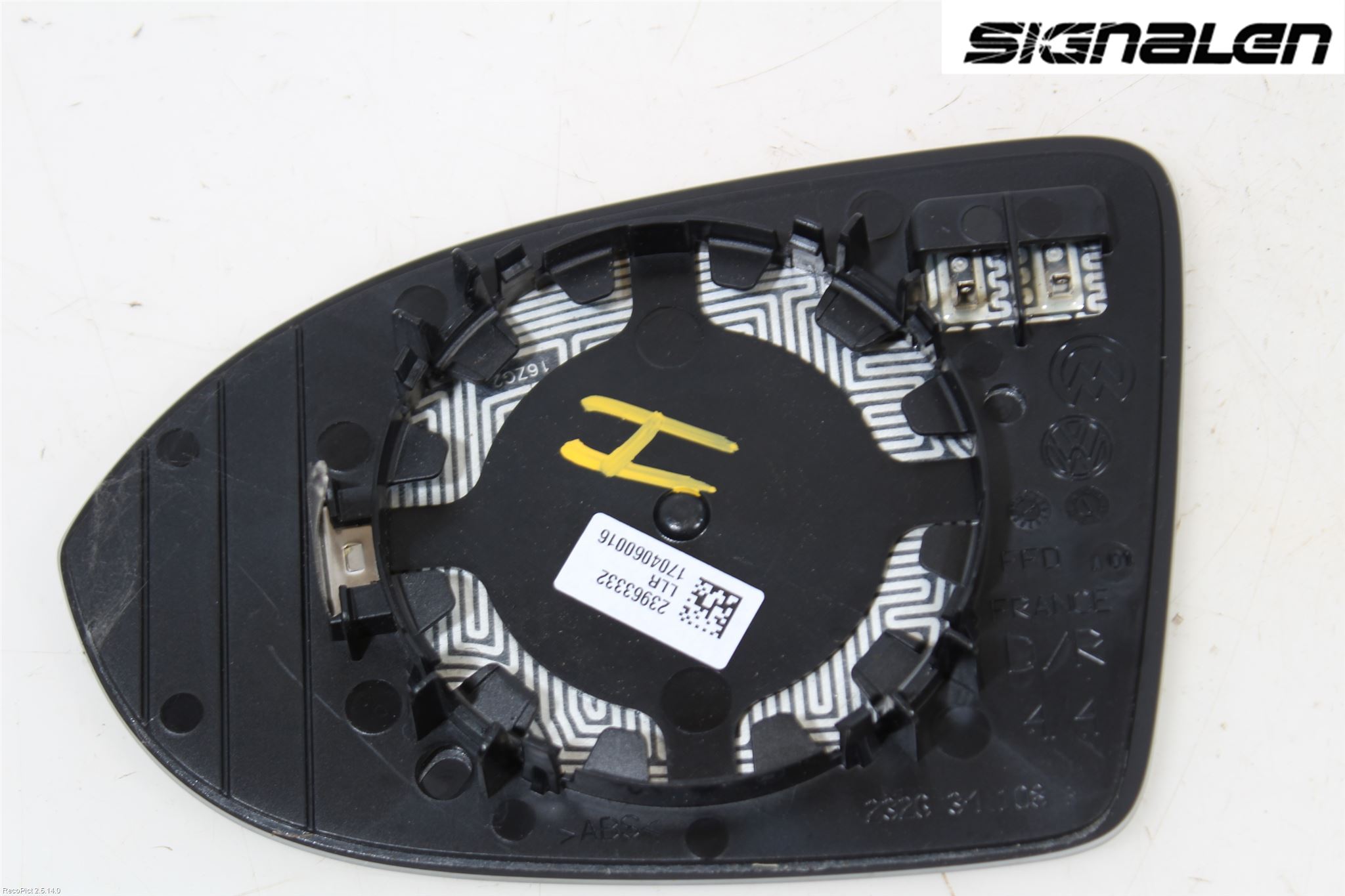 Volkswagen VW PASSAT 15-19 Speil Glass H