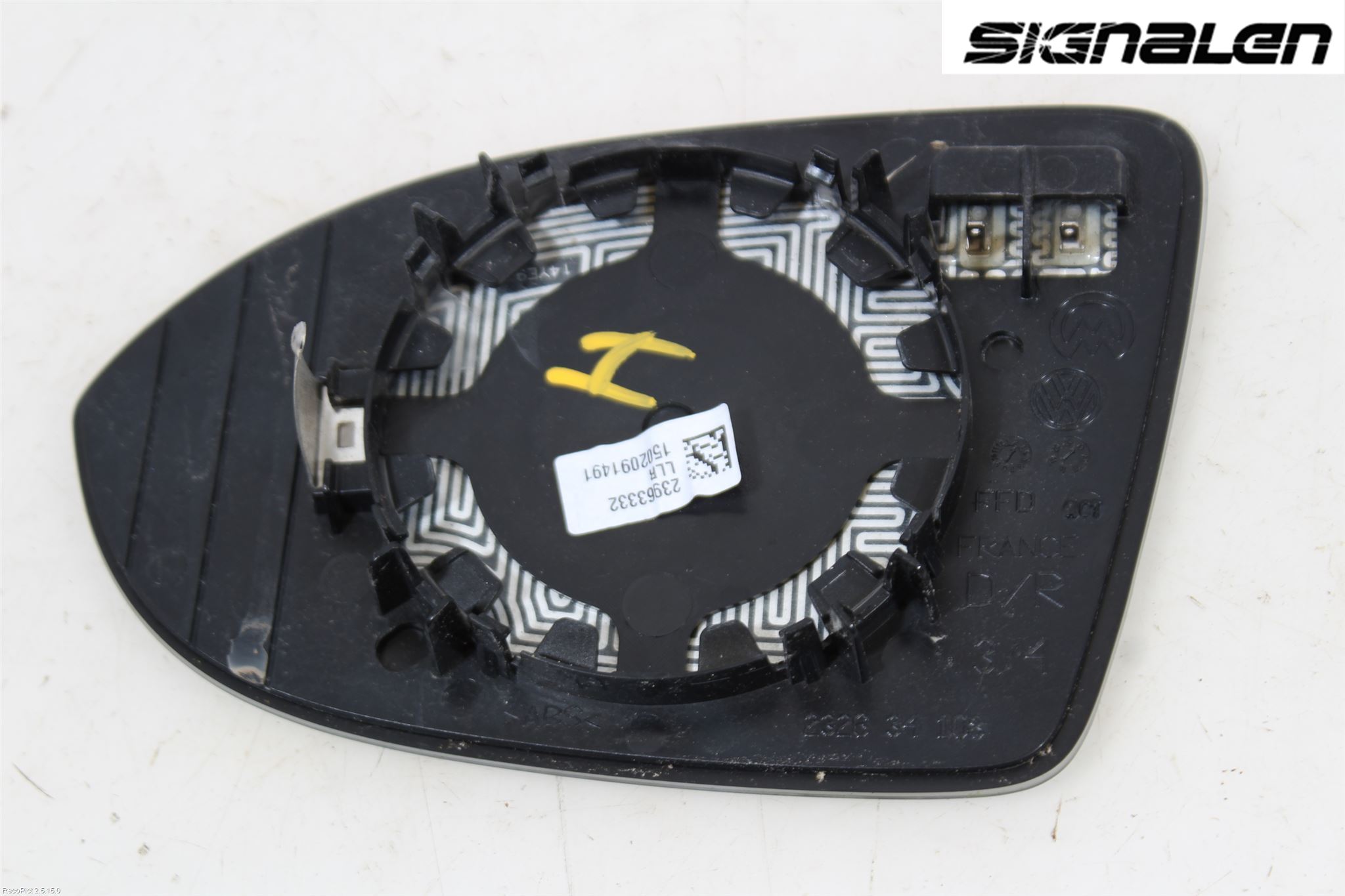 Volkswagen VW PASSAT 15-19 Speil Glass H