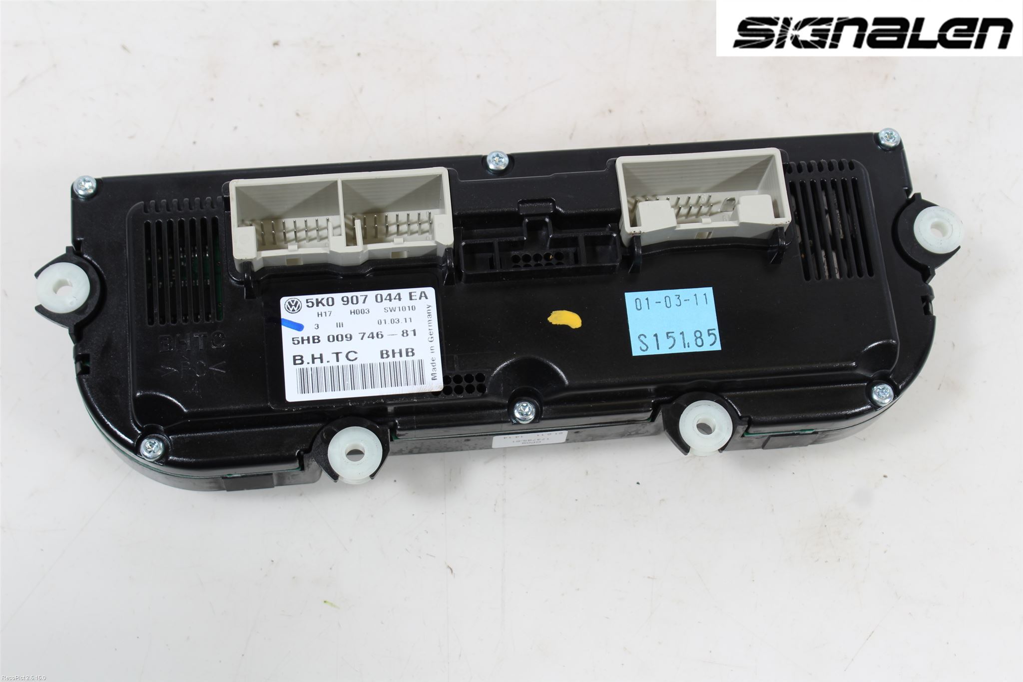 Volkswagen VW PASSAT 11-14 Varme Ac Betjening-Display