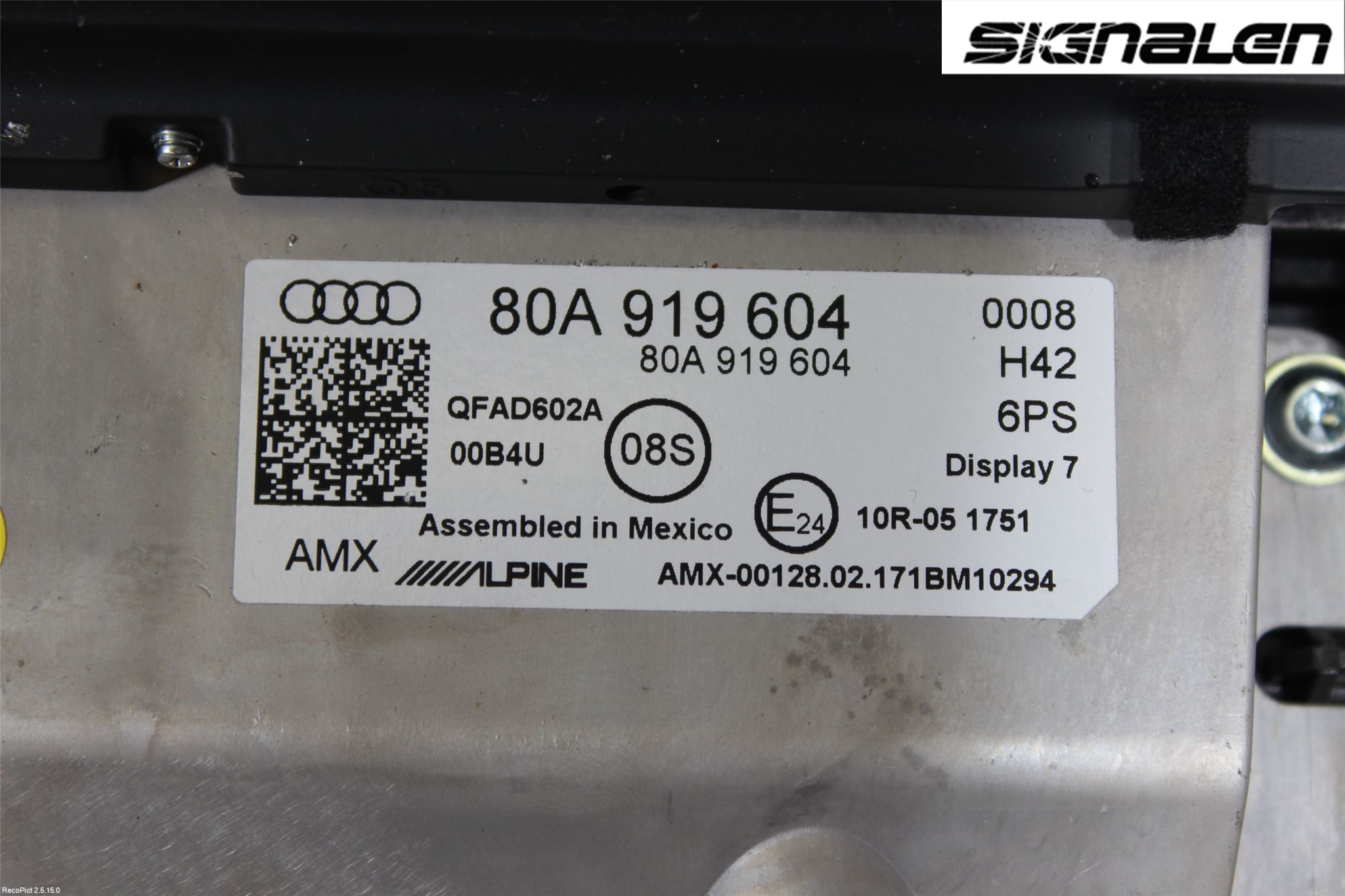 Audi Q5 09-16 Kjørecomputer