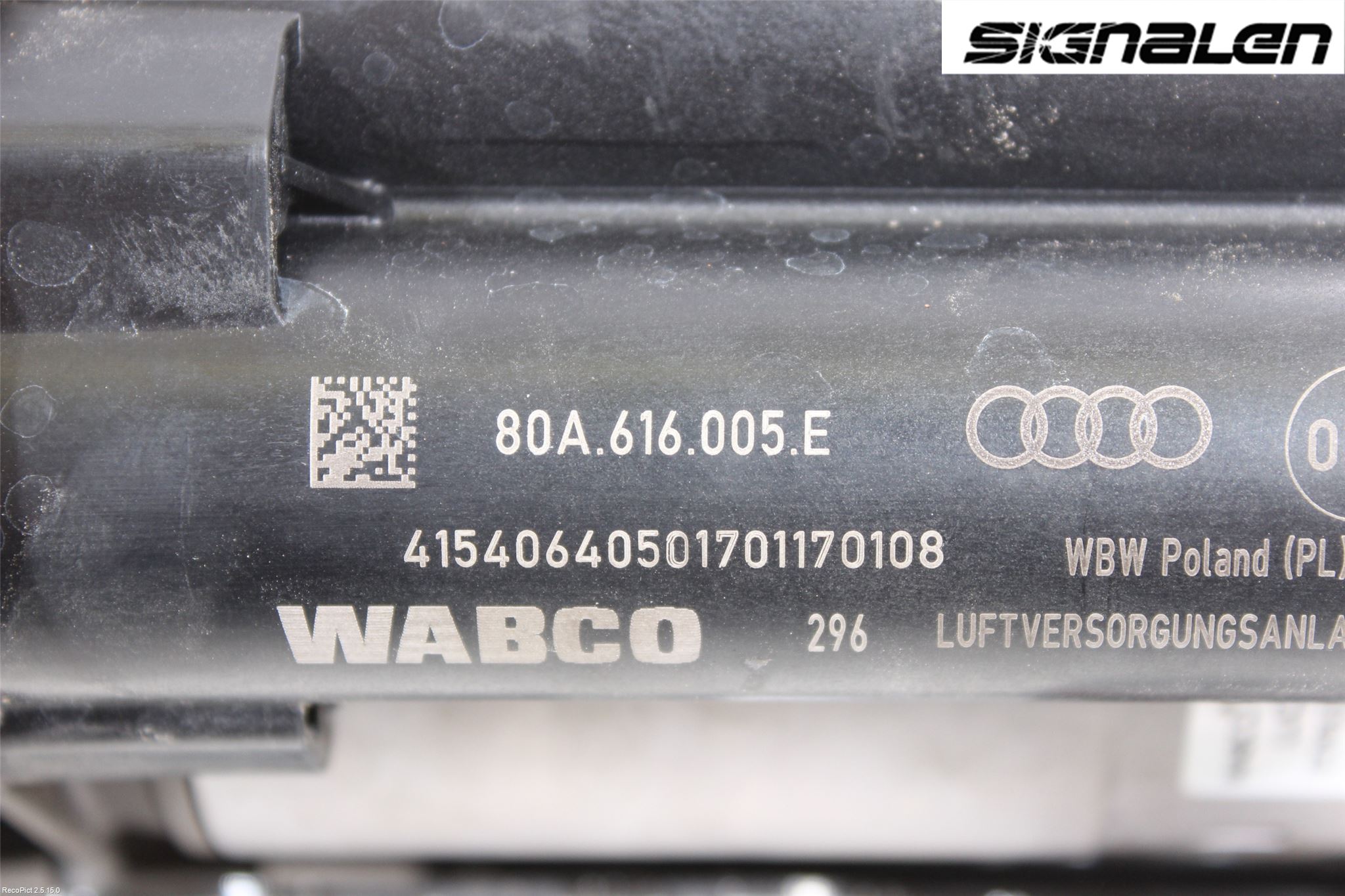 Audi Q5 09-16 Fjæring Kompressor Støtd-Fjæri