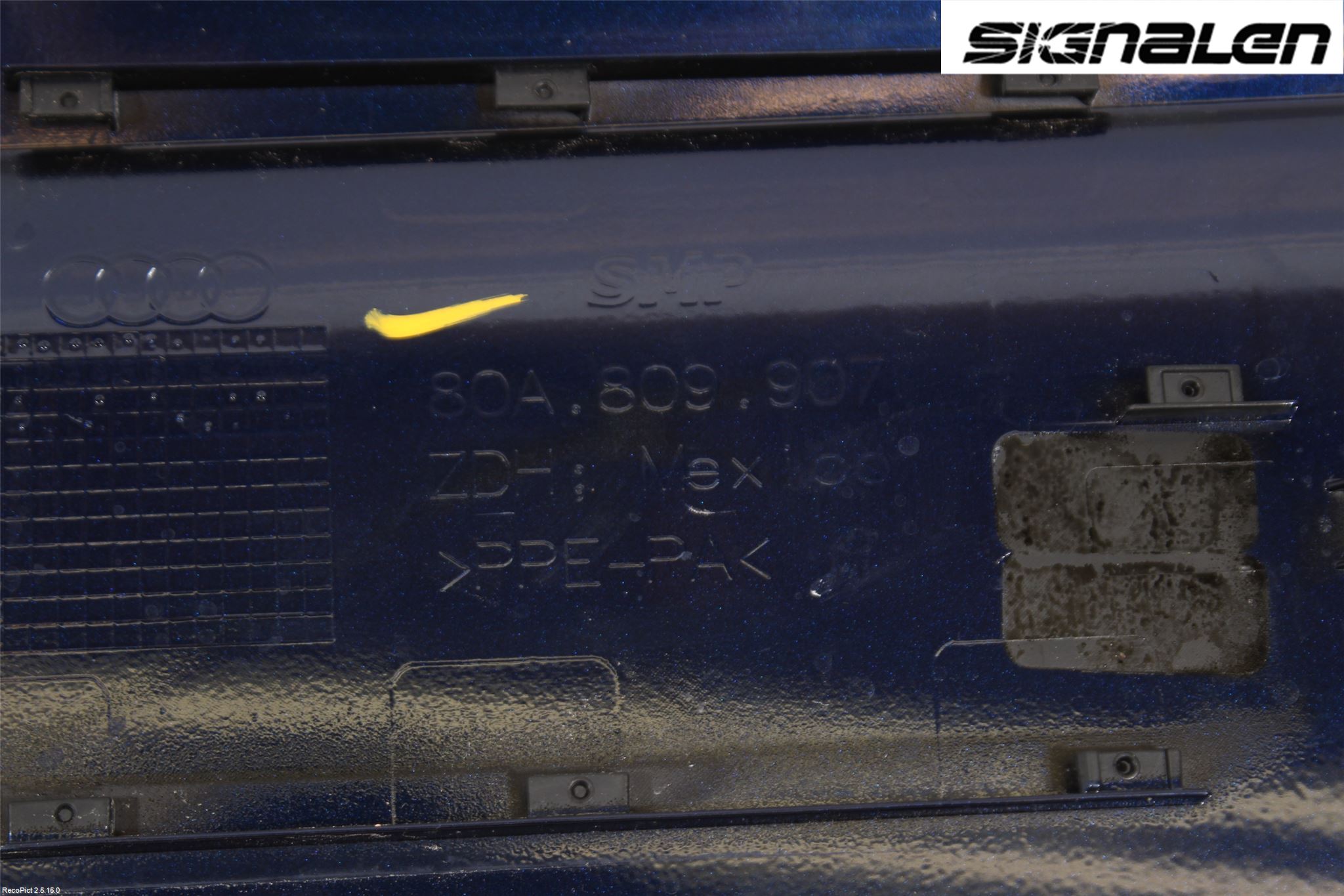 Audi Q5 09-16 Drivstoff Tankluke