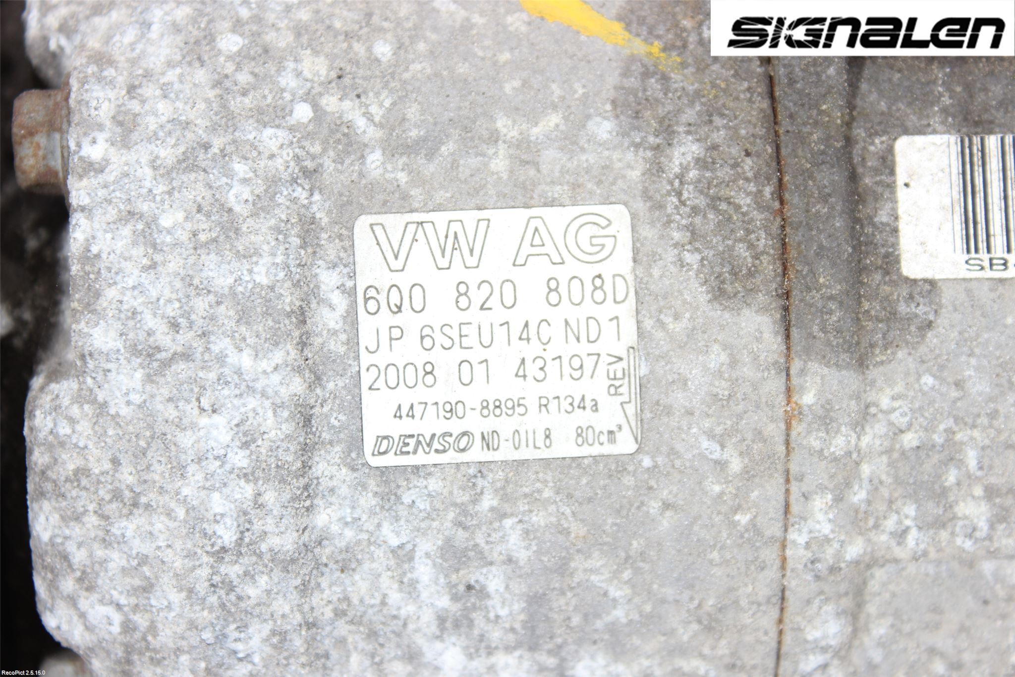 Seat IBIZA III 06-08 Varme Ac Kompressor