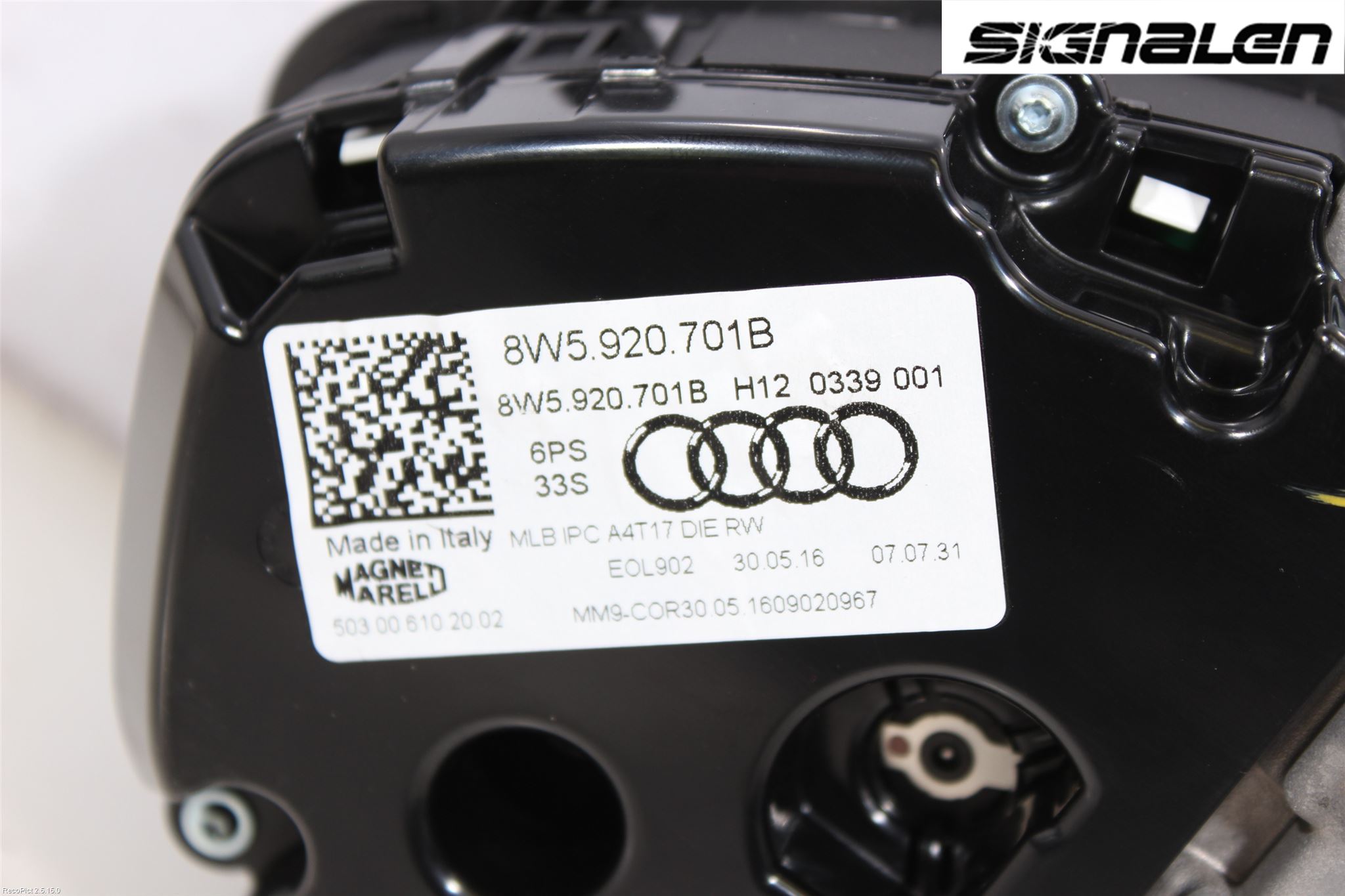 Audi A4/S4 B9 16-19 Instr Kombinert