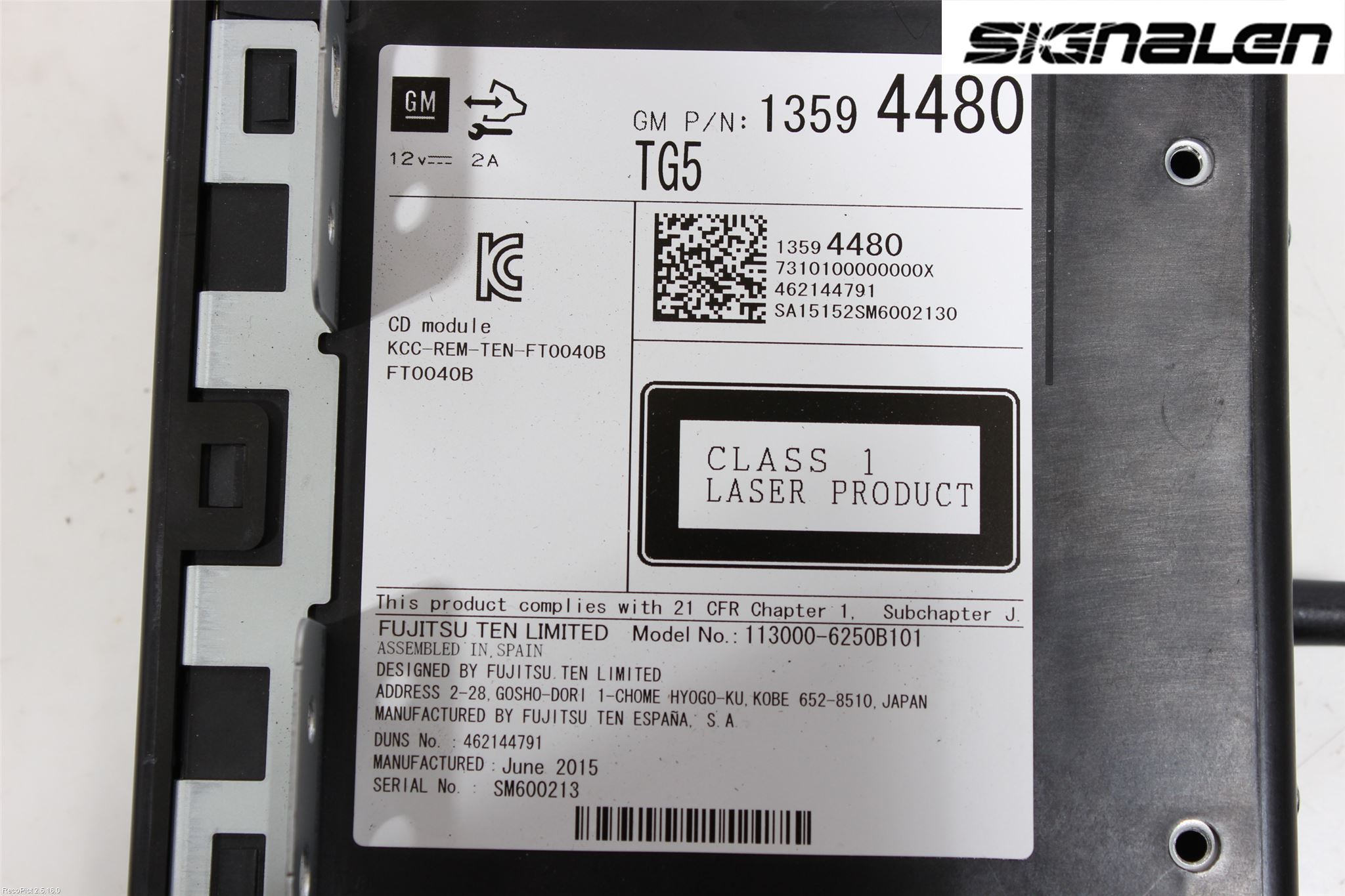Opel INSIGNIA 09-16 Stereo Radio