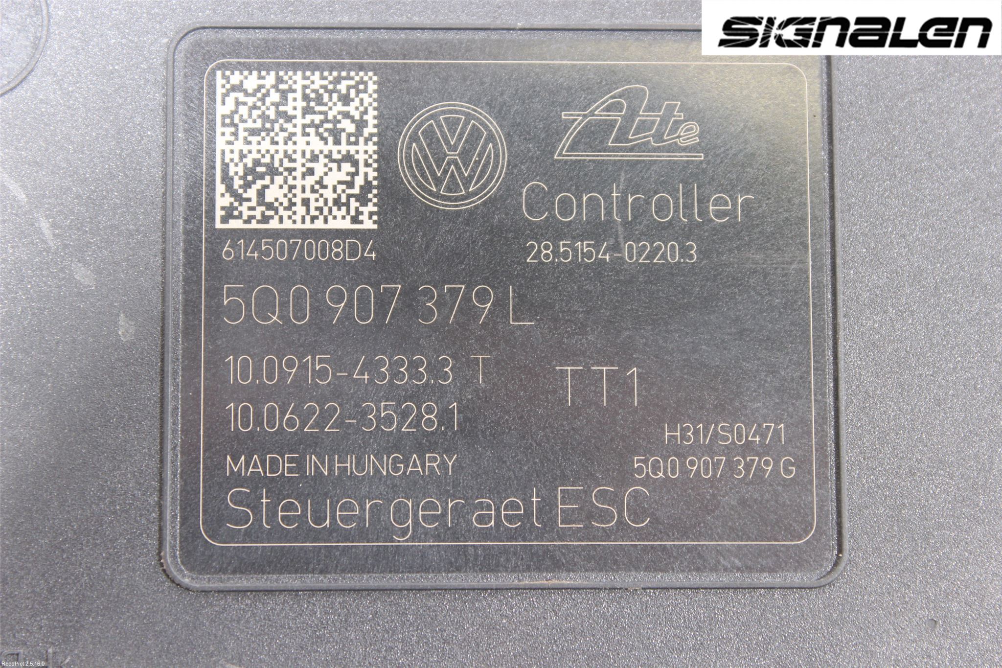 Volkswagen VW GOLF SPORTSVAN 15-20 Abs Hydraulikkaggregat