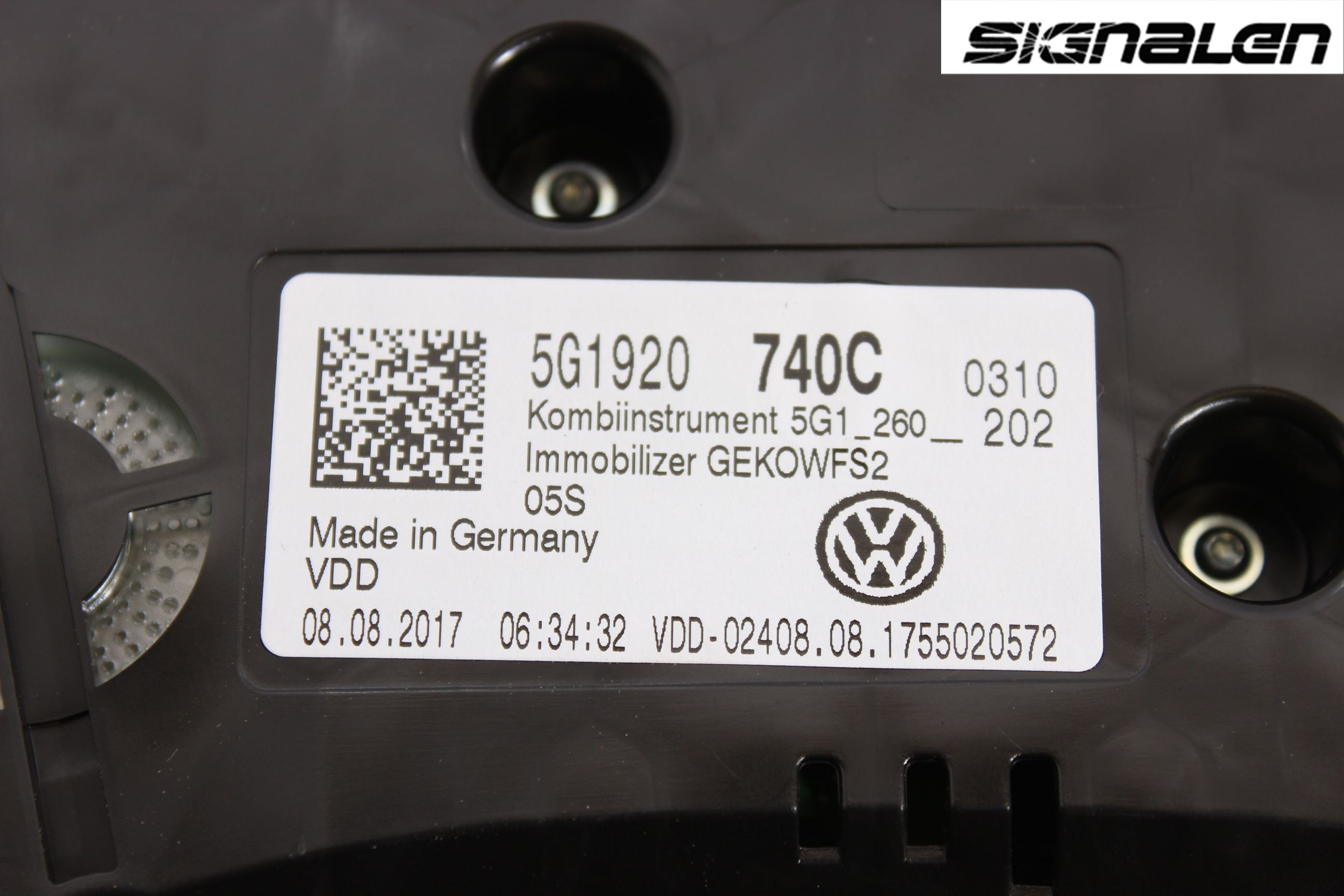 Volkswagen VW GOLF SPORTSVAN 15-20 Instr Kombinert