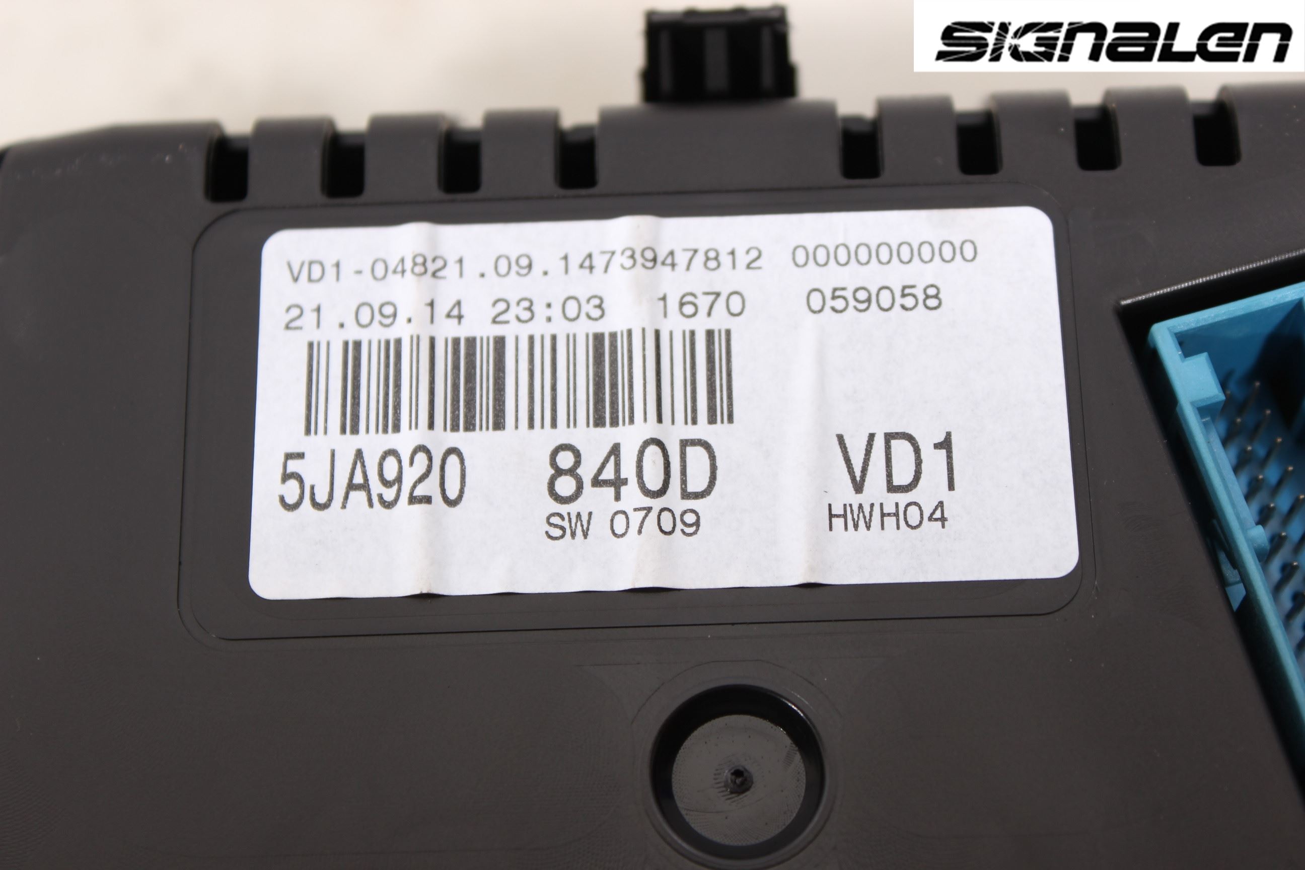 Skoda RAPID Instr Kombinert