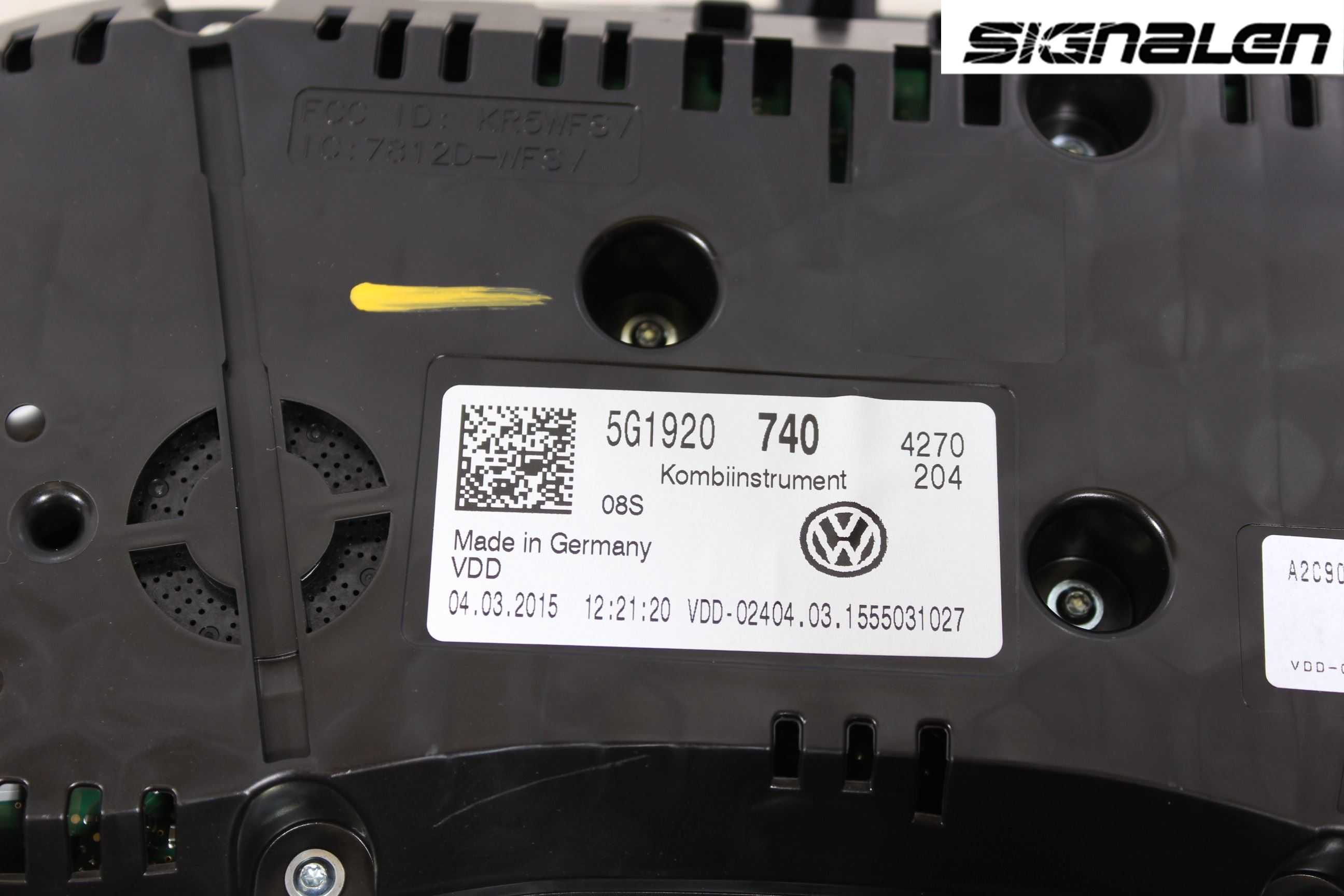 Volkswagen VW GOLF / E-GOLF VII 13-20 Instr Kombinert