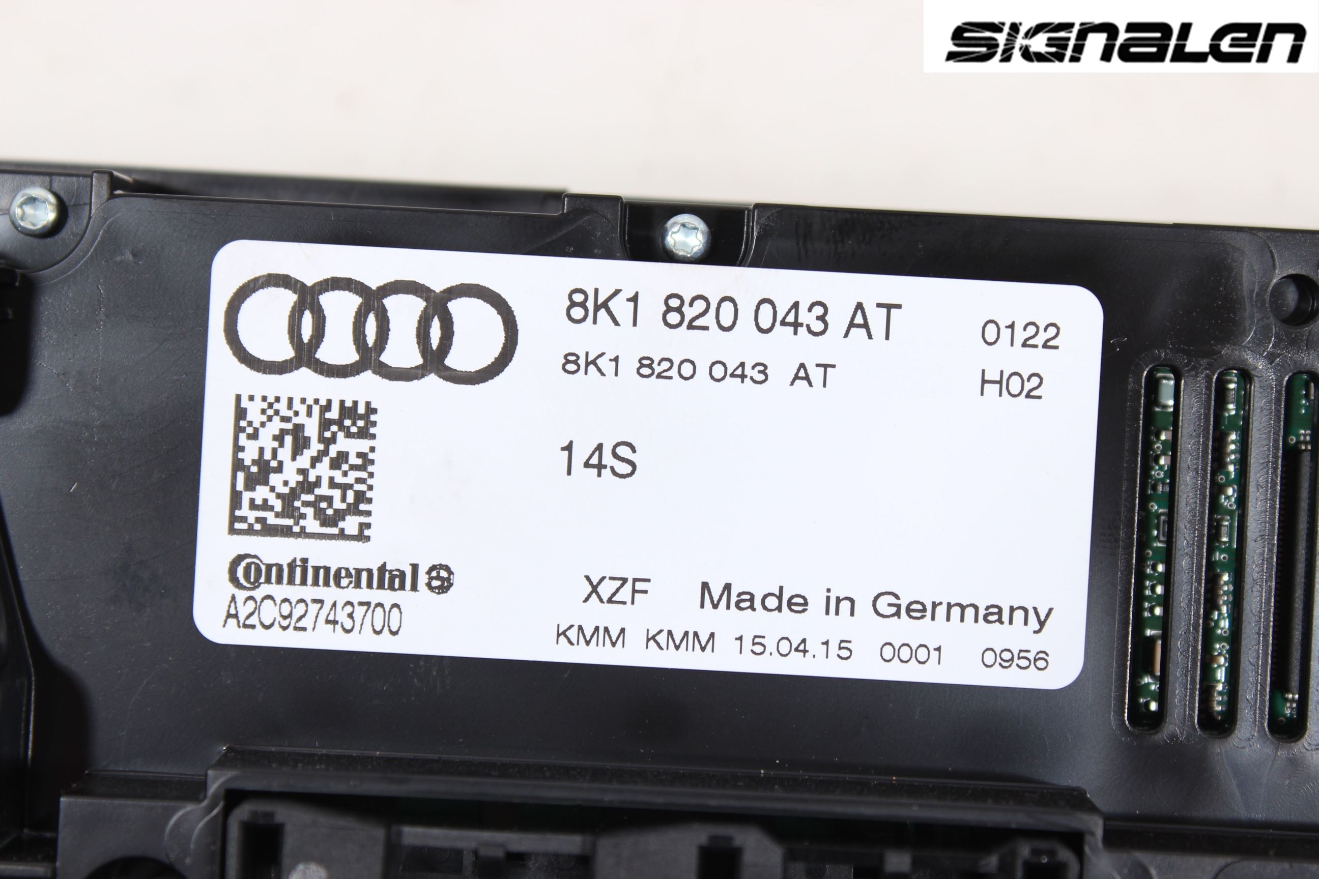 Audi Q5 09-16 Varme Ac Betjening-Display
