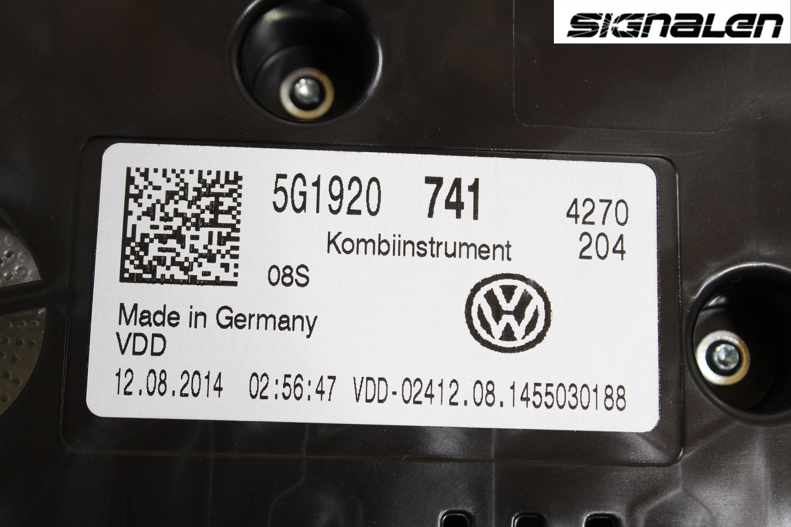 Volkswagen VW GOLF / E-GOLF VII 13-20 Instr Kombinert