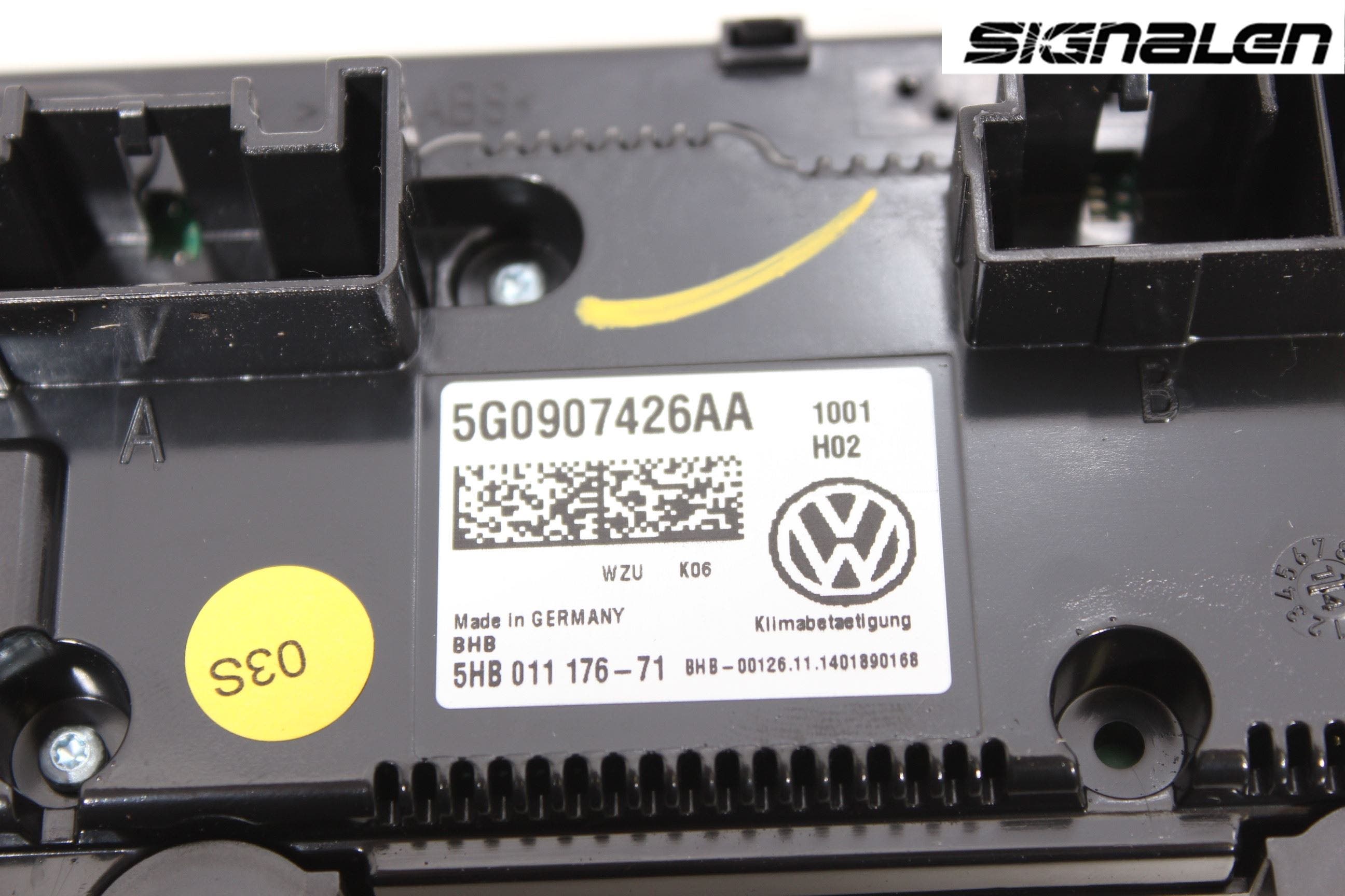 Volkswagen VW GOLF / E-GOLF VII 13-20 Varme Ac Betjening-Display