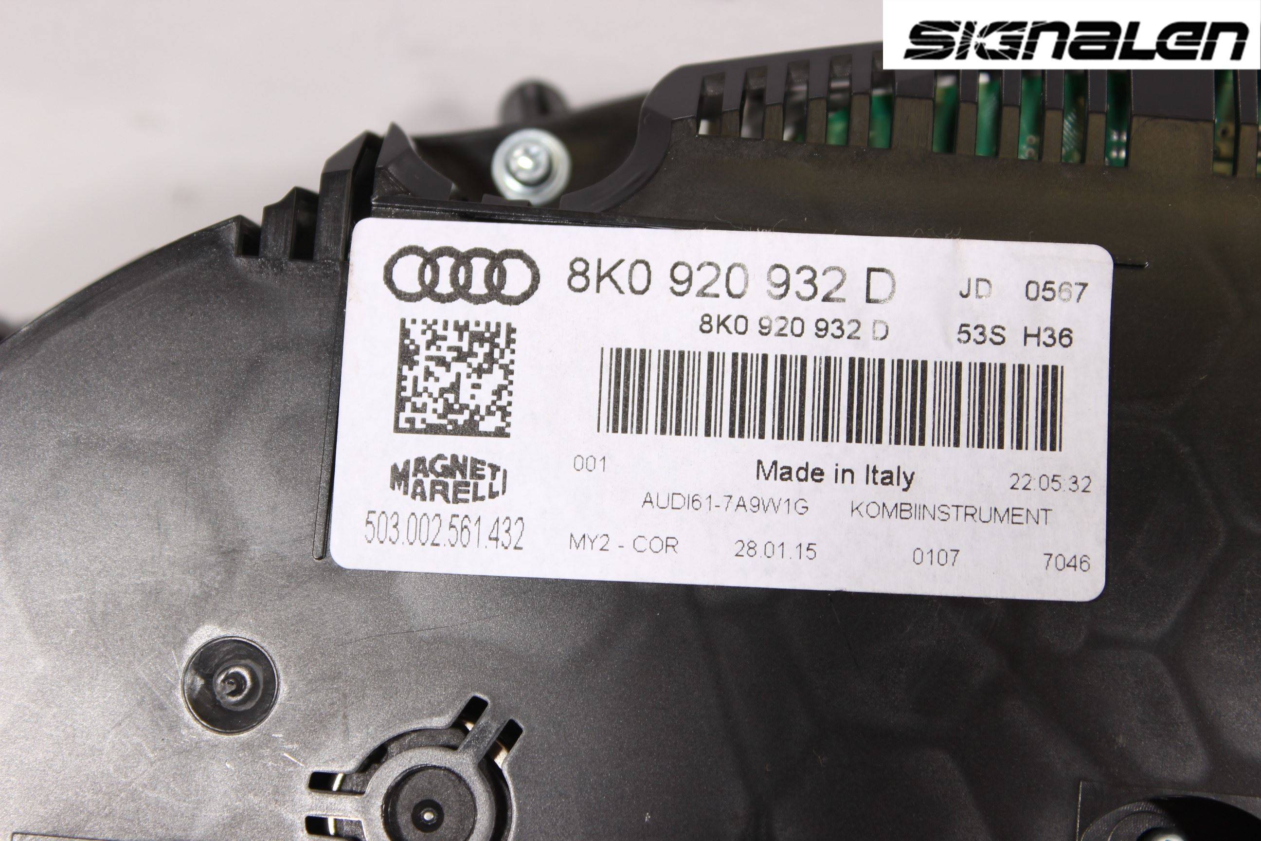Audi A4 12-15 Instr Kombinert