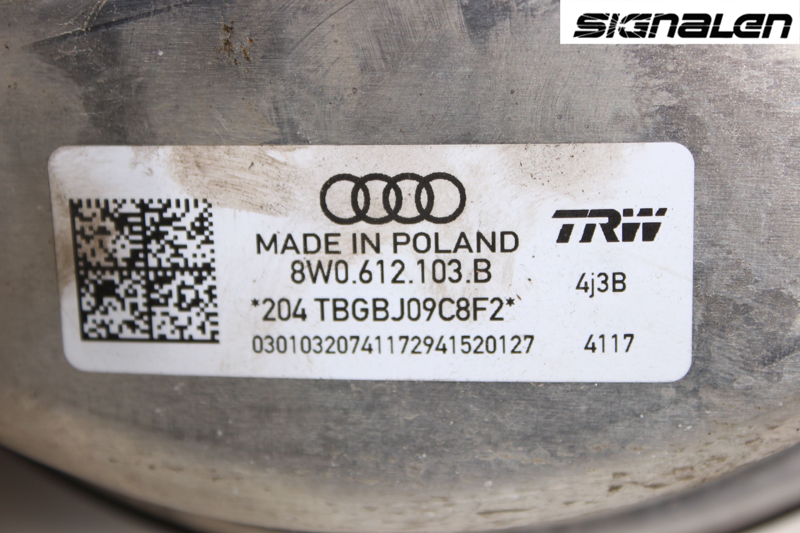 Audi A4/S4 B9 16-19 Bremseservo