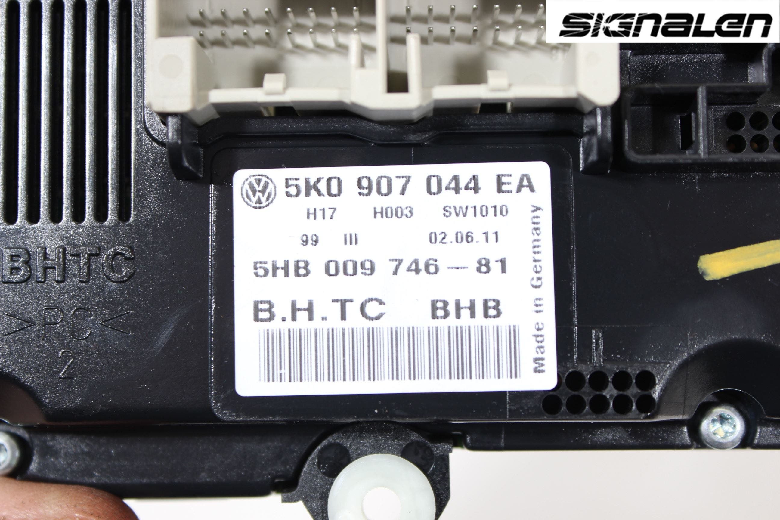 Volkswagen VW GOLF VI 09-13 Varme Ac Betjening-Display