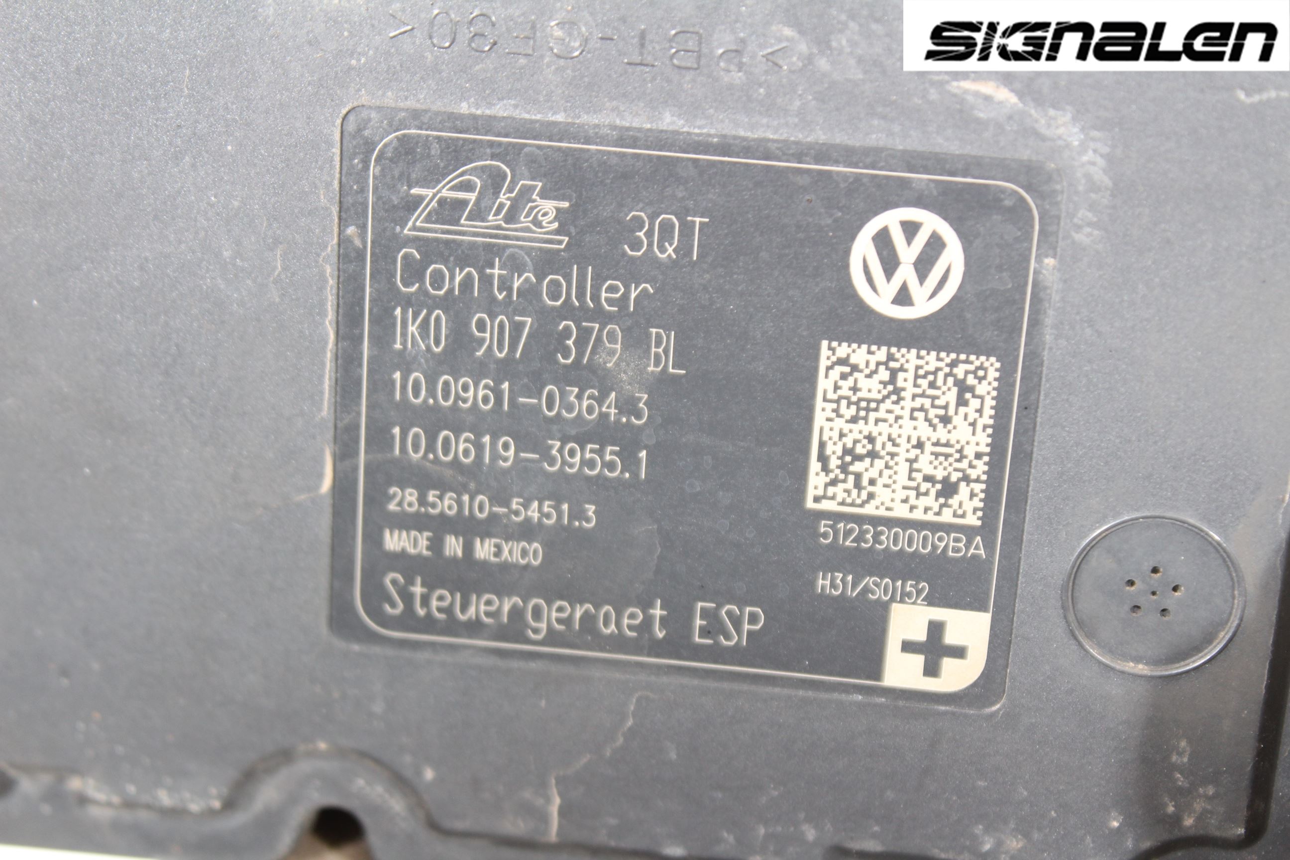 Volkswagen VW GOLF VI 09-13 Abs Hydraulikkaggregat