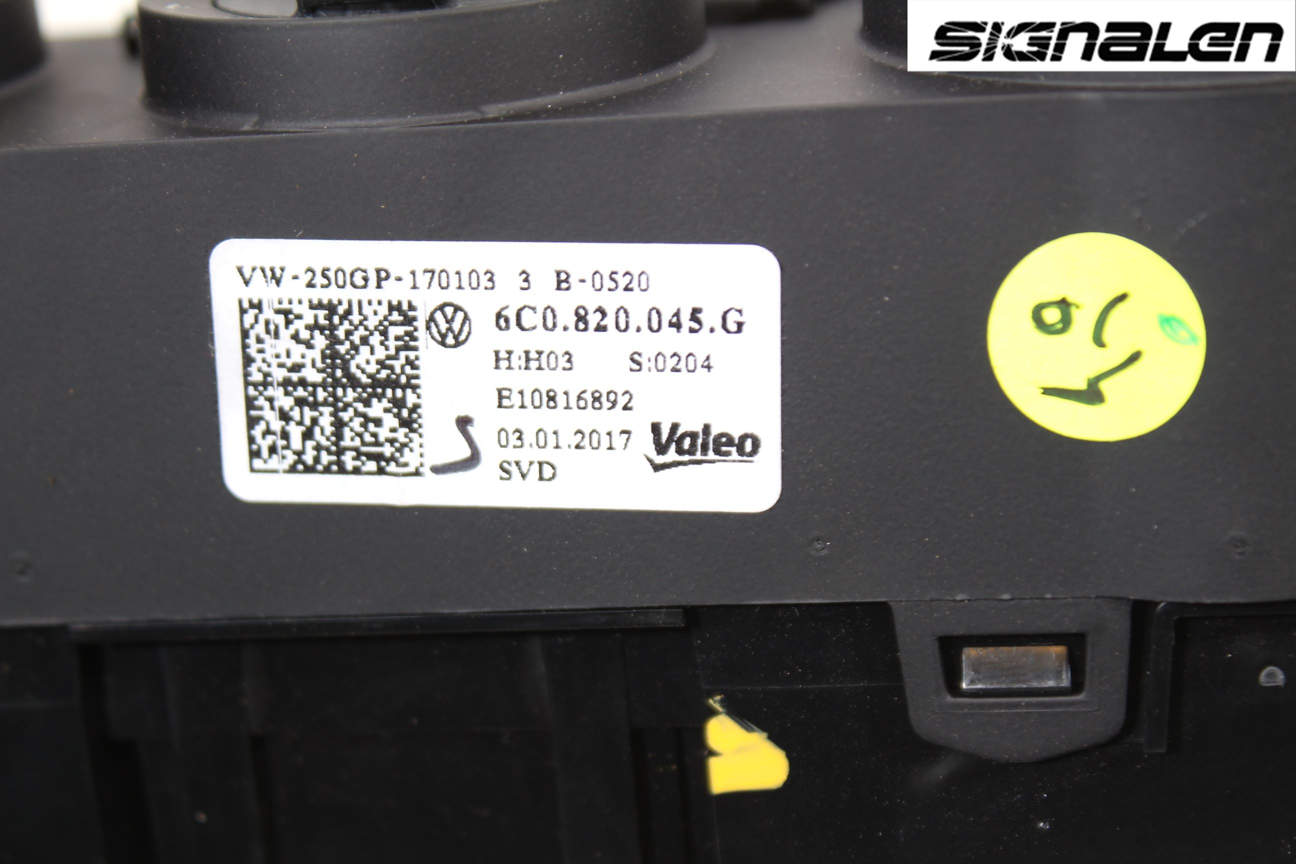Volkswagen VW POLO 10-17 Varme Ac Betjening-Display