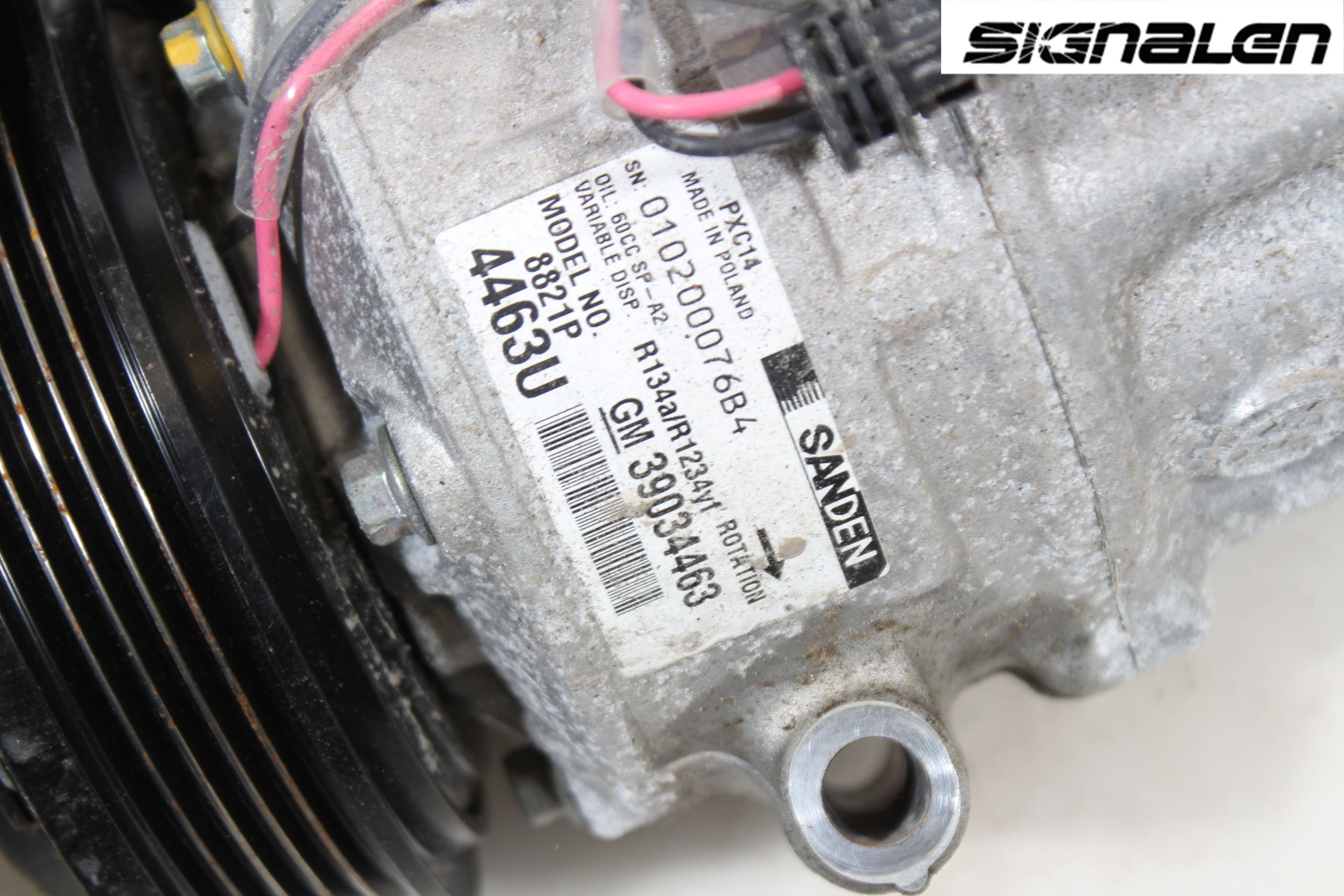 Opel ASTRA K 16-22 Varme Ac Kompressor