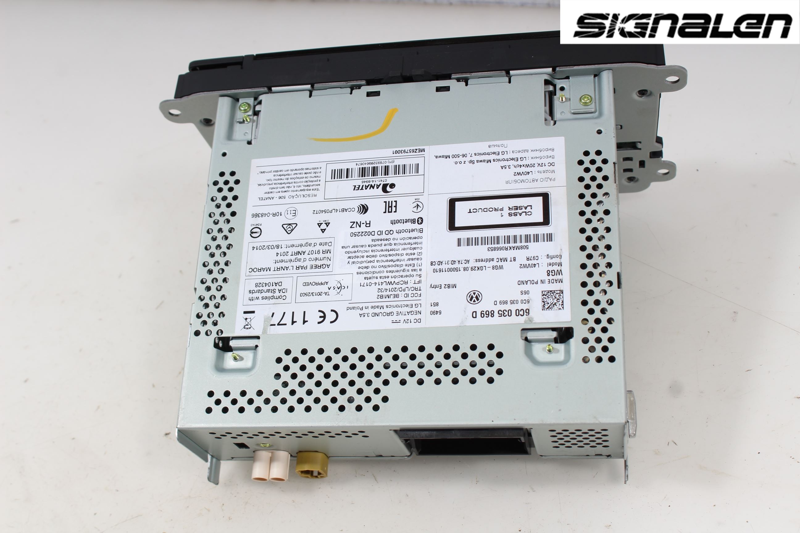 Volkswagen VW POLO 10-17 Stereo Radio