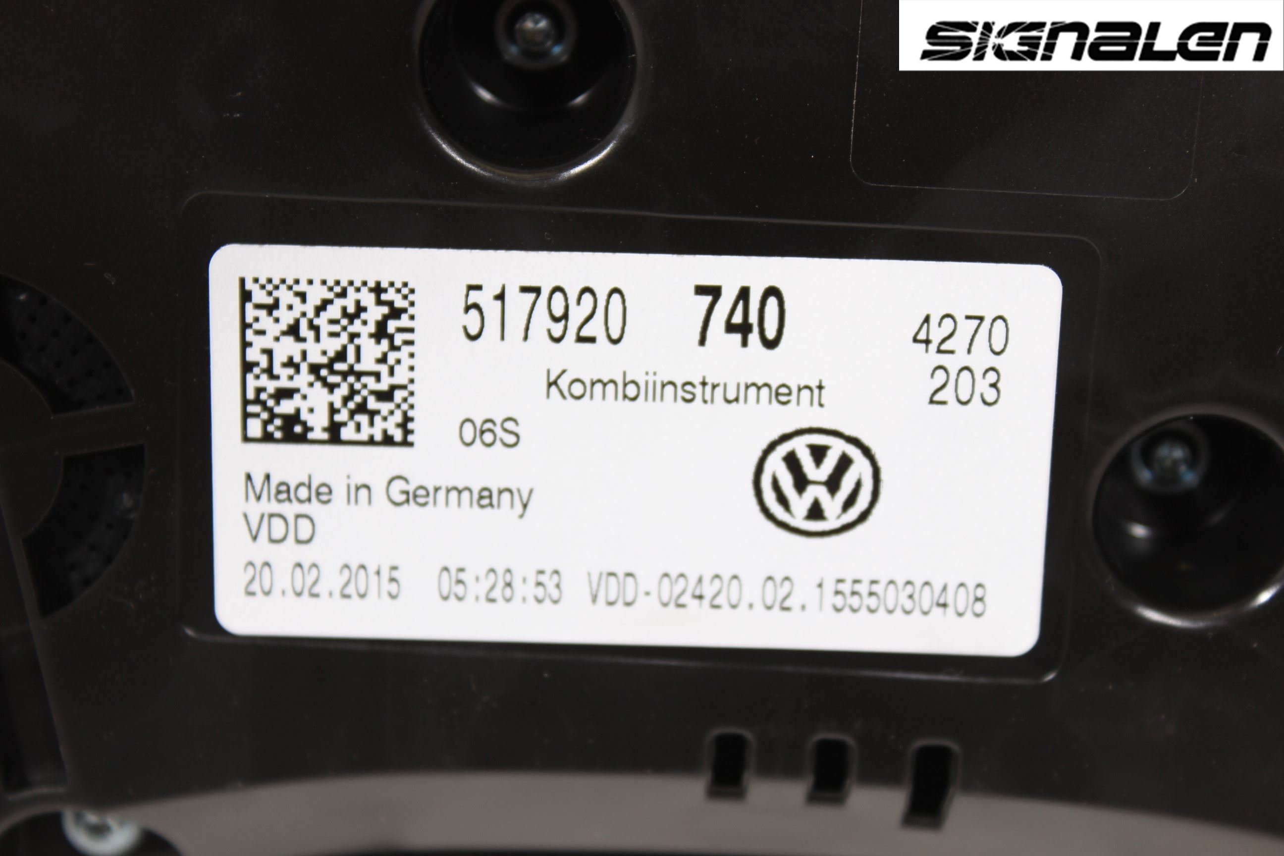 Volkswagen VW GOLF SPORTSVAN 15-20 Instr Kombinert