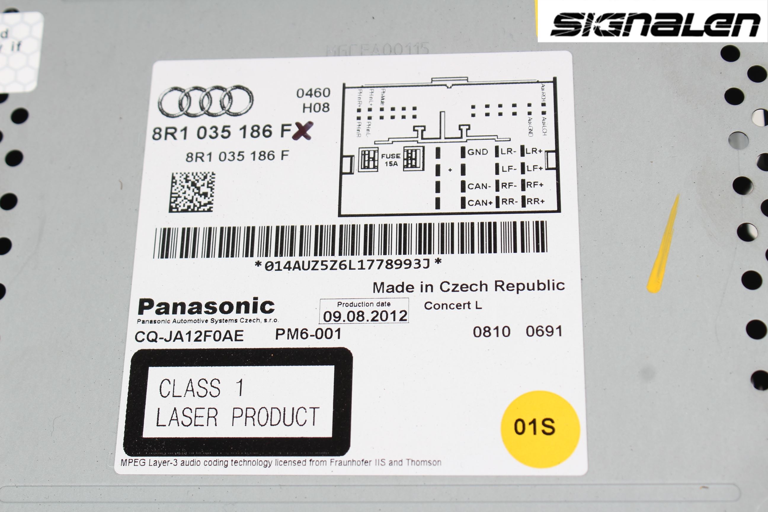 Audi A5 07-16 Stereo Radio