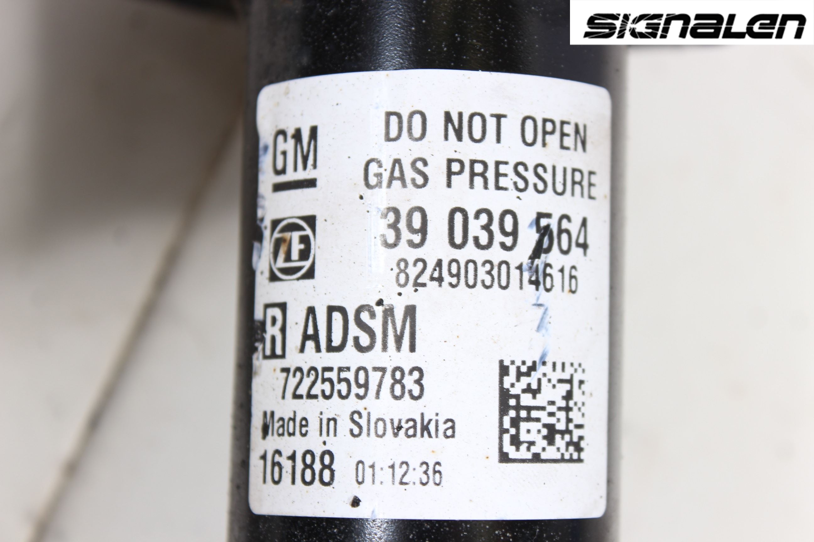 Opel ASTRA K 16-22 Støtdemper Foran