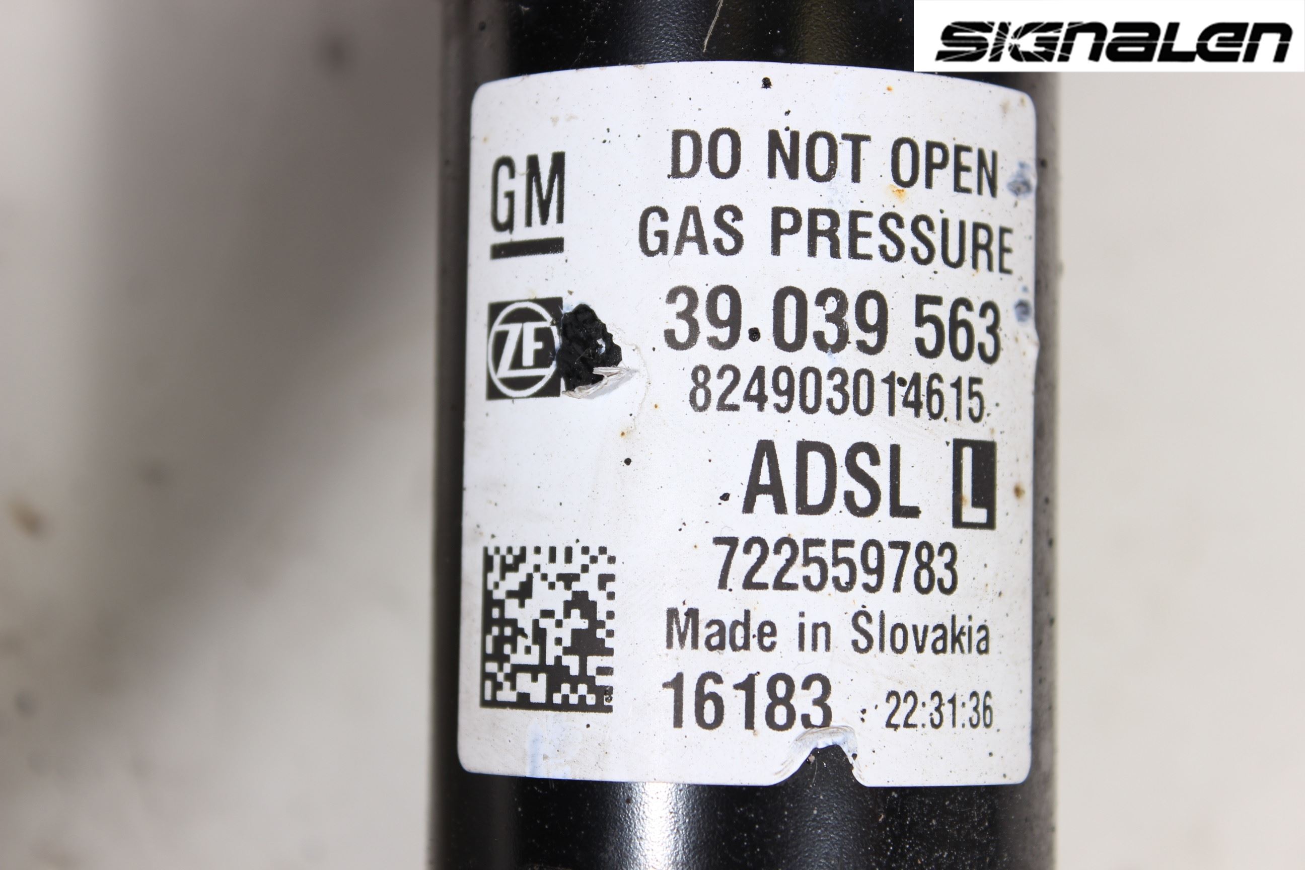 Opel ASTRA K 16-22 Støtdemper Foran