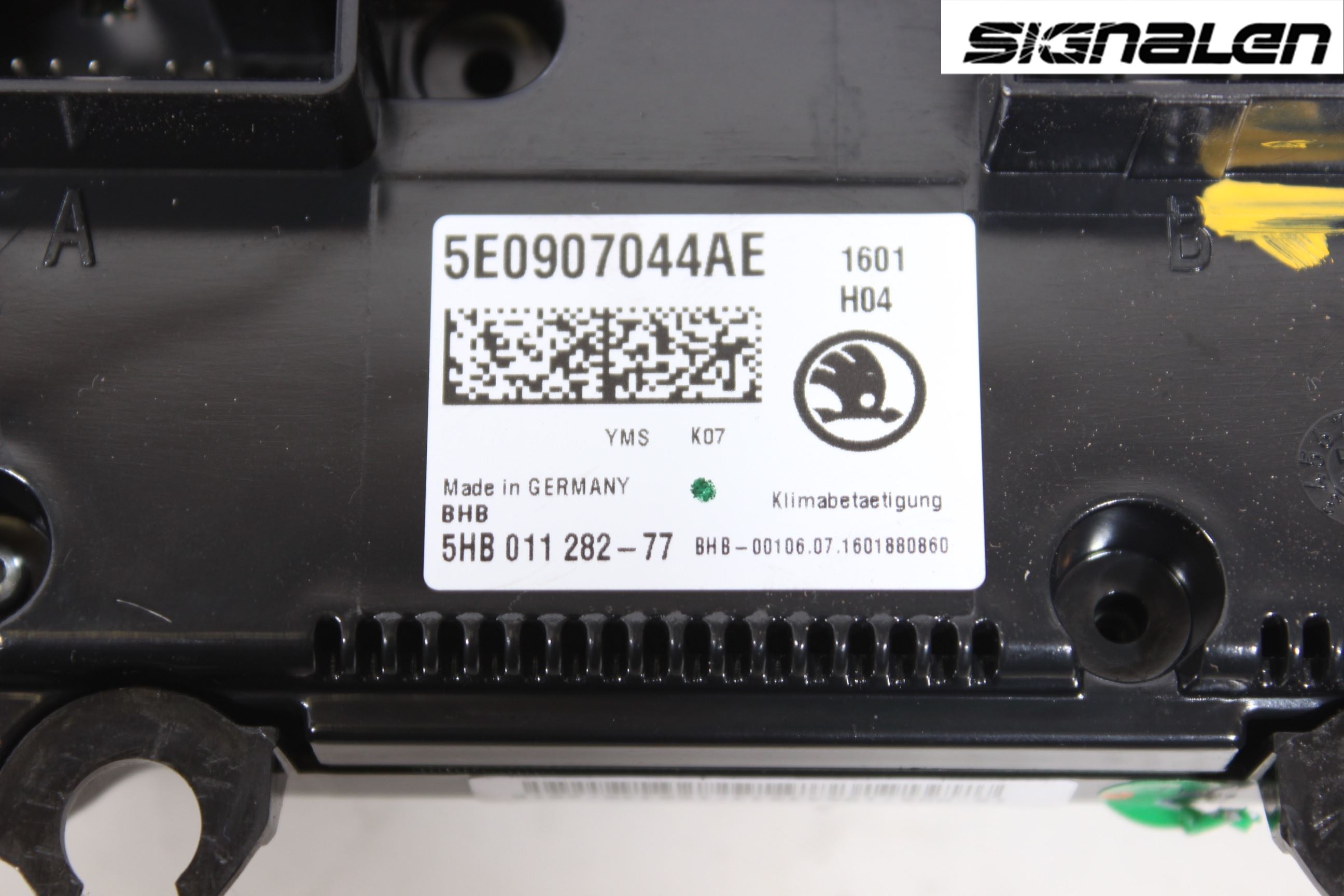 Skoda OCTAVIA (5E) 13-20 Varme Ac Betjening-Display