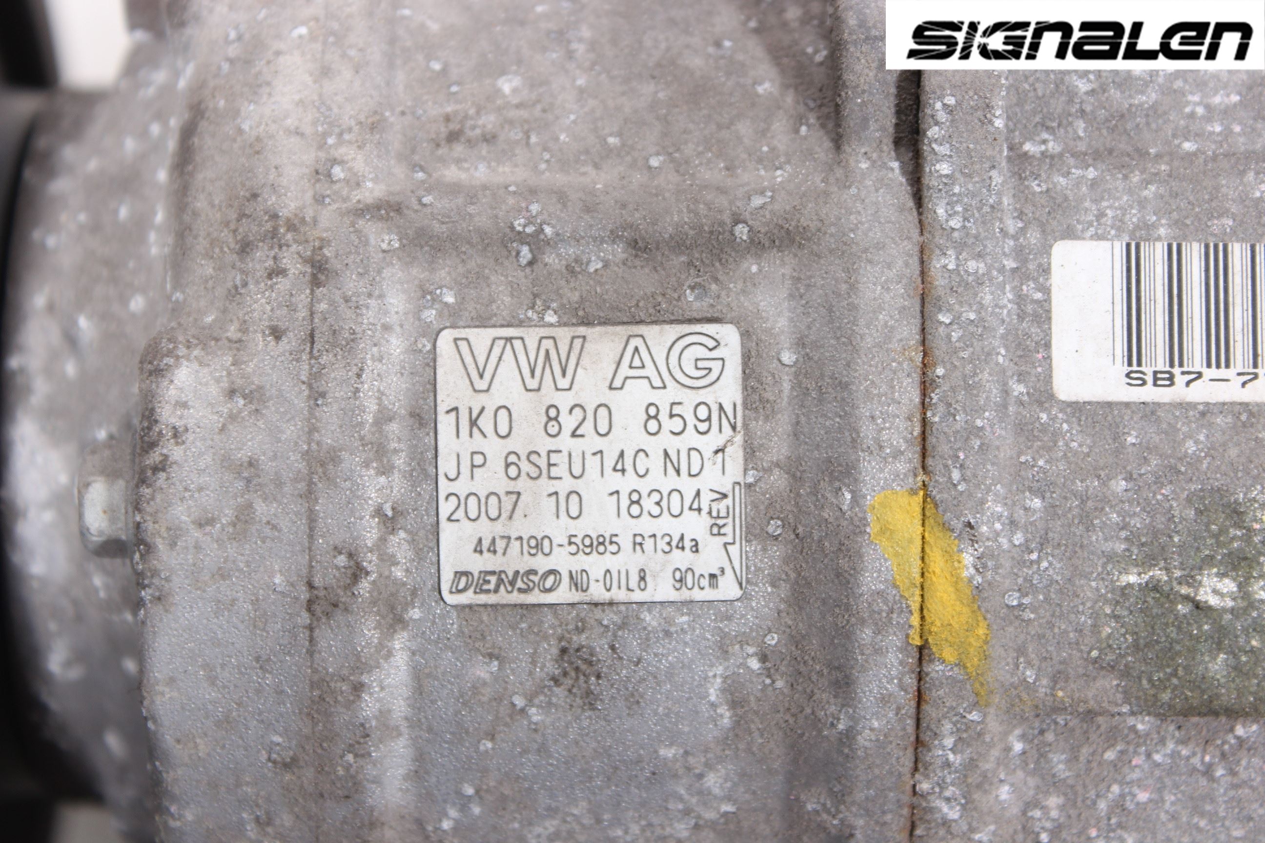 Volkswagen VW GOLF PLUS/CROSS GOLF 04-14 Varme Ac Kompressor
