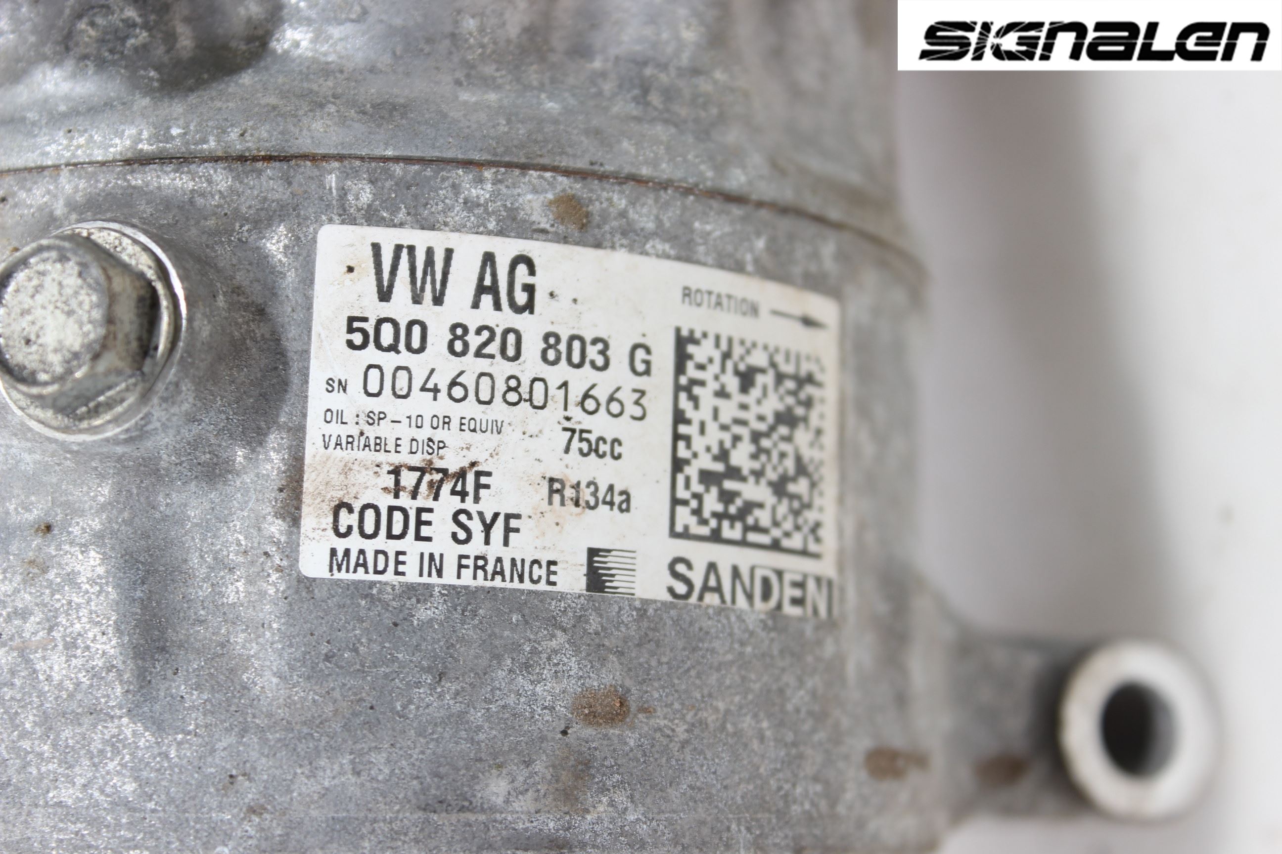Volkswagen VW CADDY 16-20 Varme Ac Kompressor