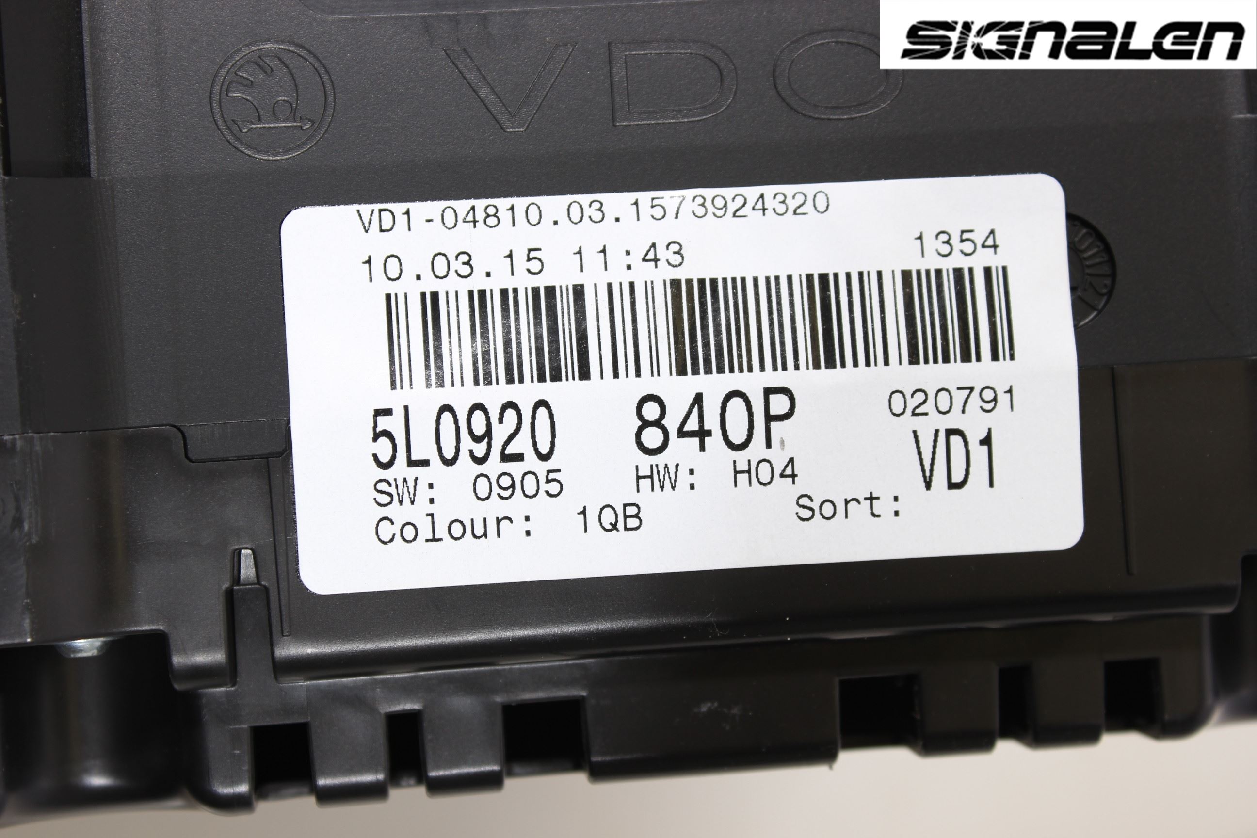 Skoda YETI Instr Kombinert