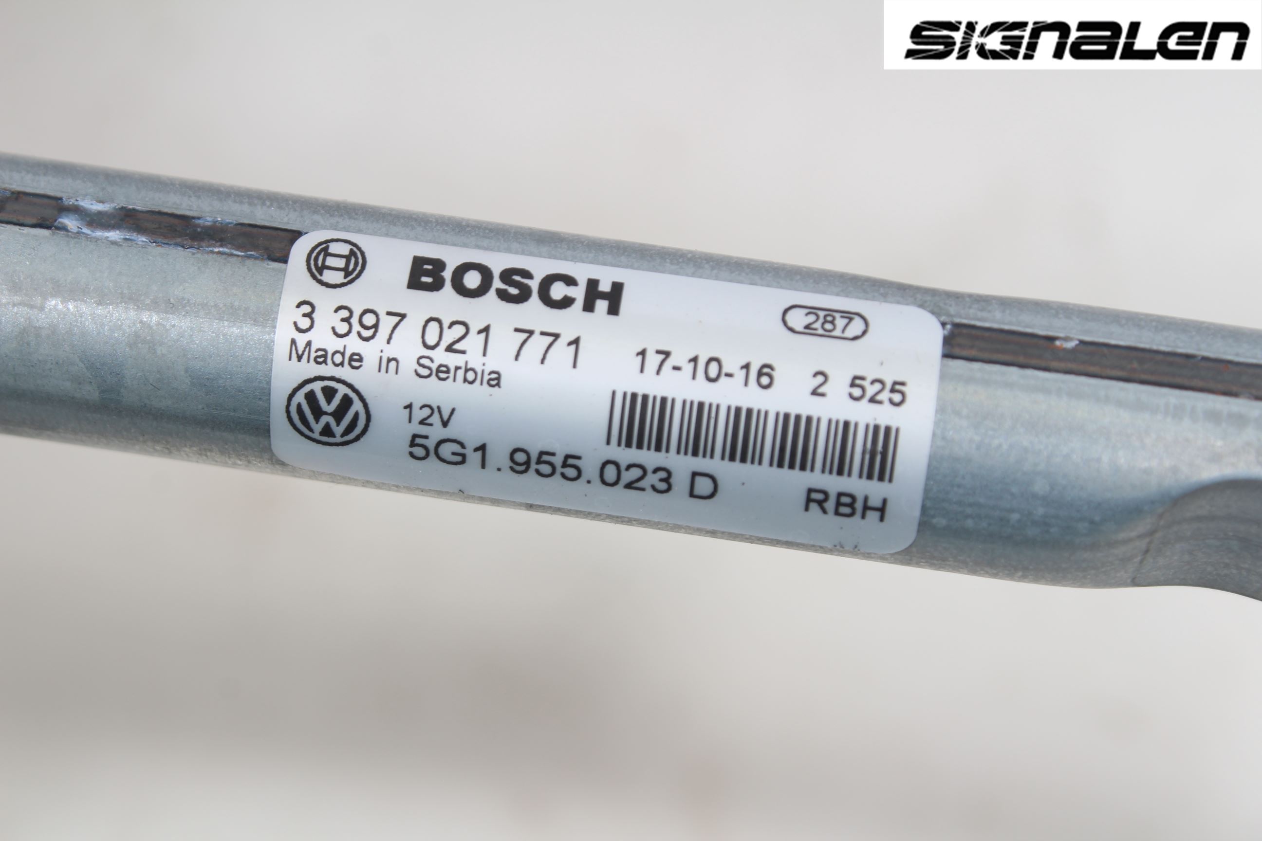 Volkswagen VW GOLF / E-GOLF VII 13-20 Viskeroverføring Frontrute