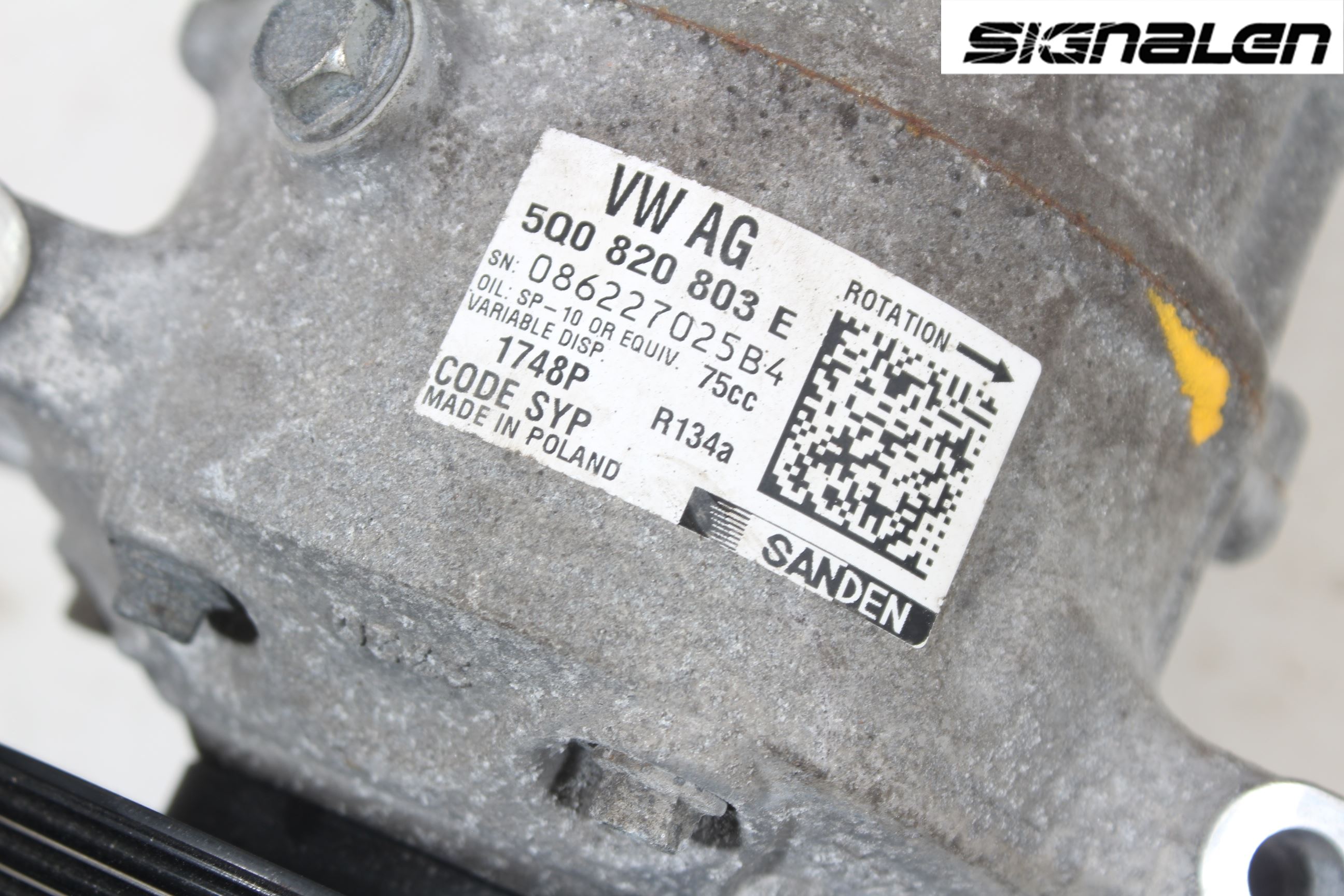 Skoda FABIA 15-21 Varme Ac Kompressor