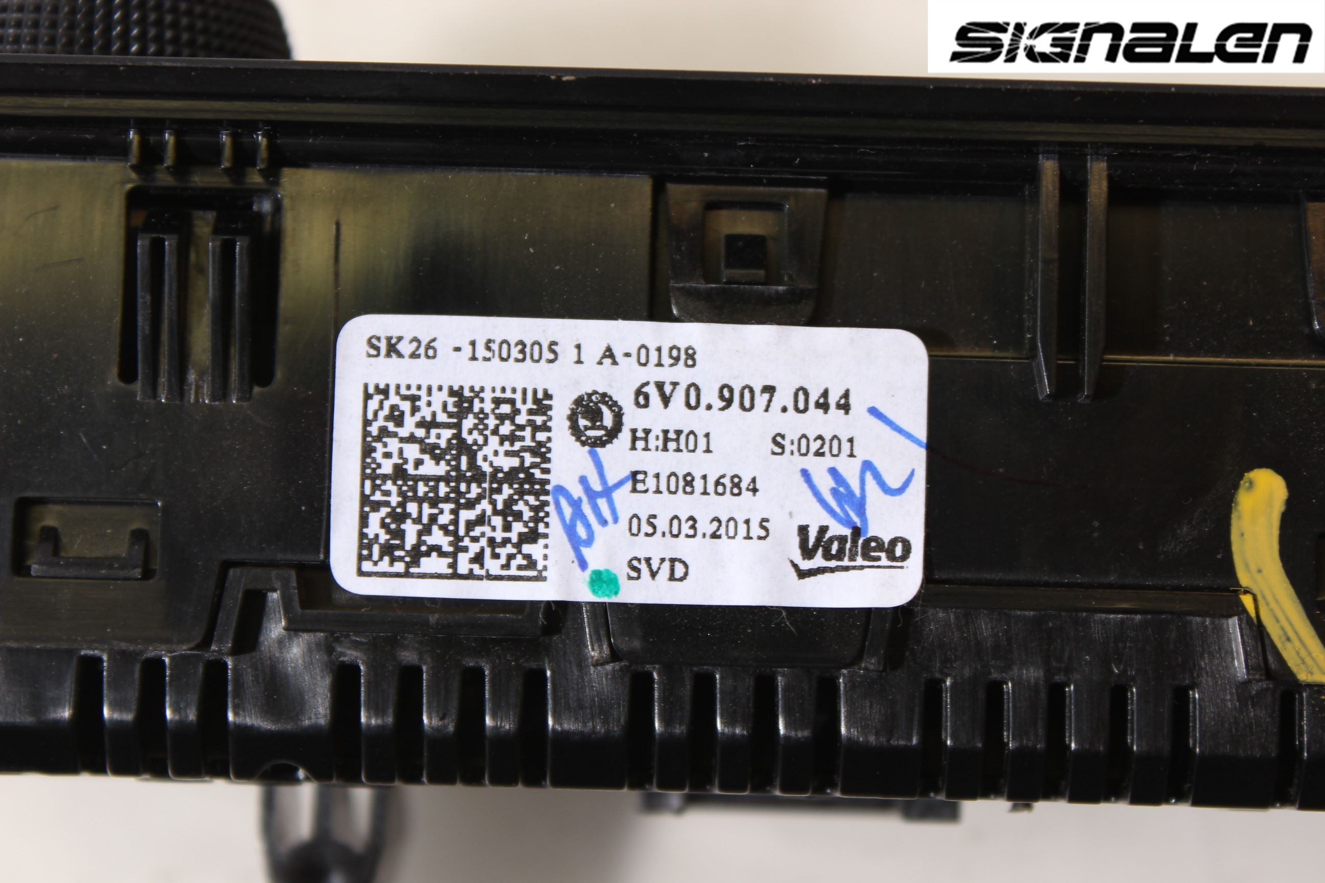 Skoda FABIA 15-21 Varme Ac Betjening-Display