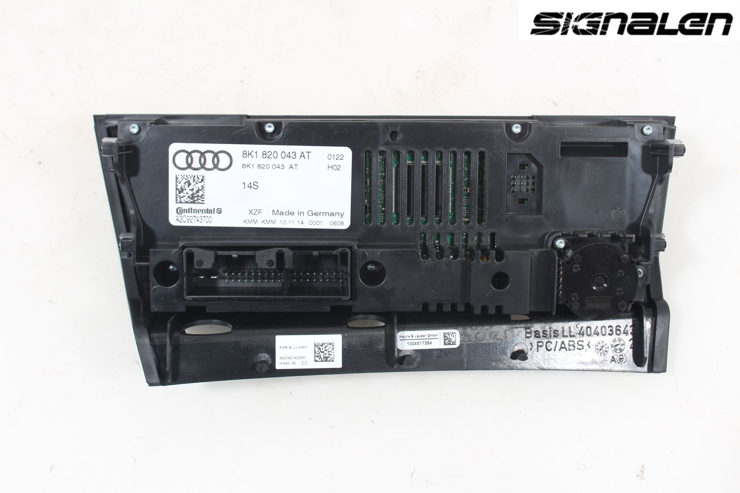 Audi A4 12-15 Varme Ac Betjening-Display