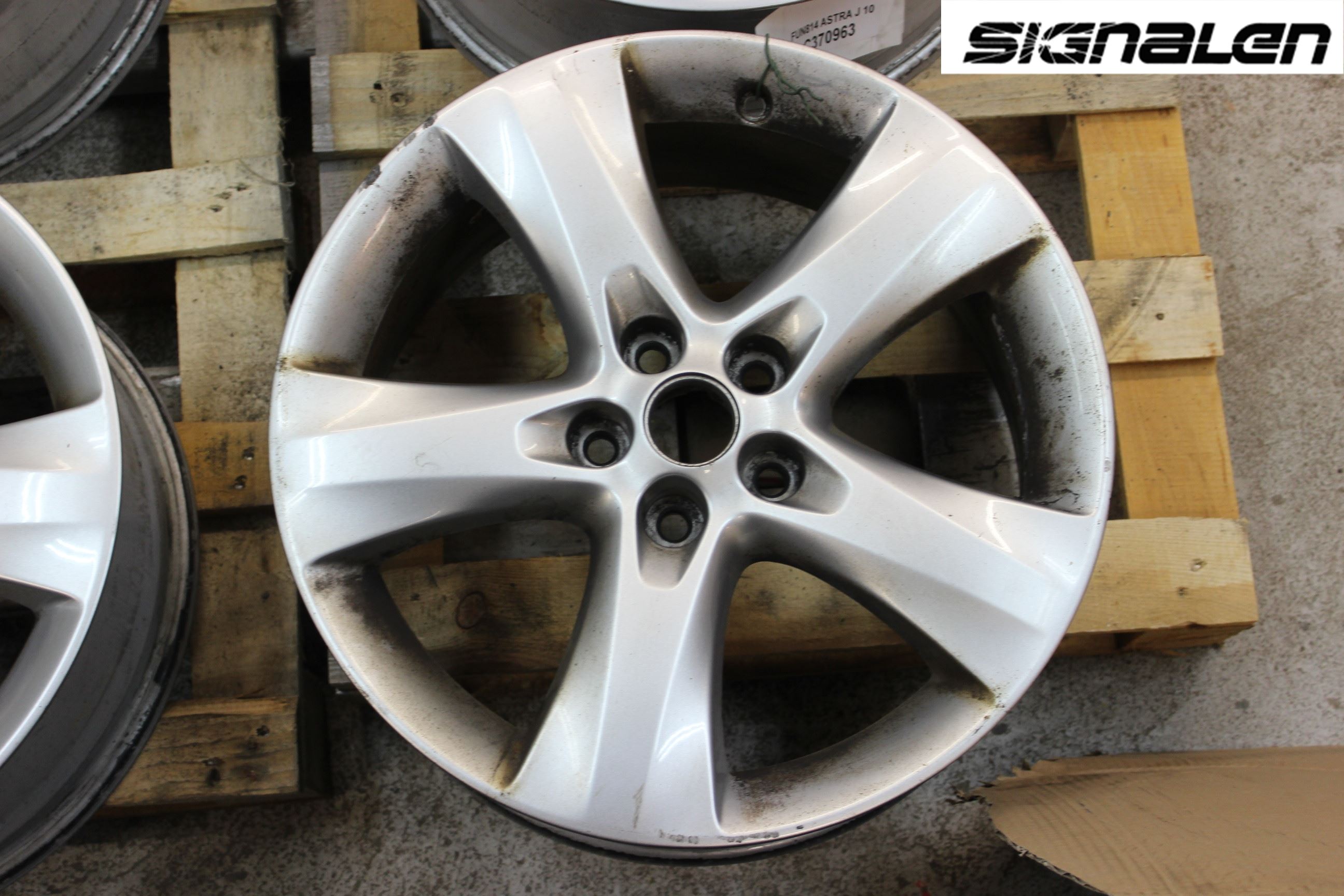 Opel ASTRA J 10-15 Felg Aluminium Sett 4Stk