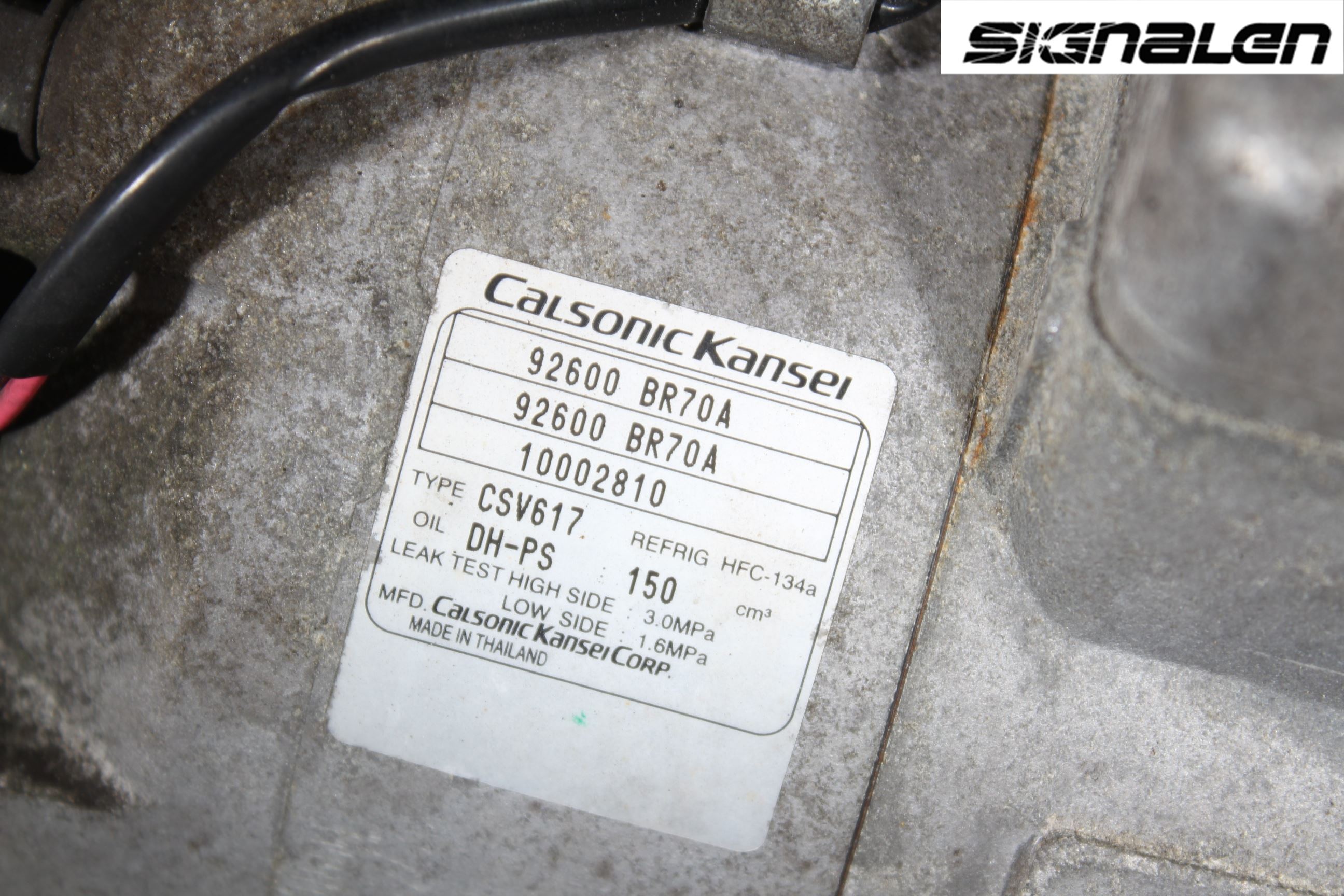 Nissan QASHQAI+2  10-14 Varme Ac Kompressor
