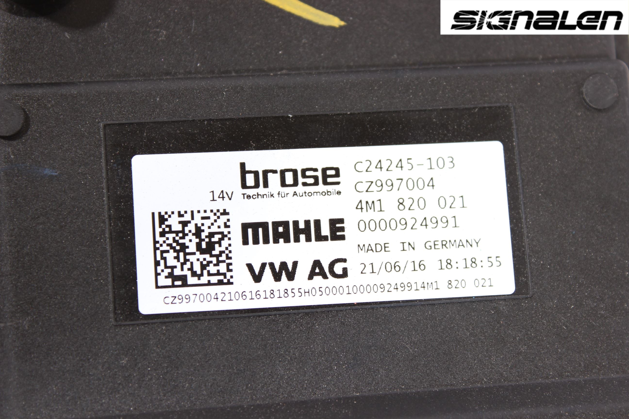 Audi A4/S4 B9 16-19 Varmeapparat Viftemotor