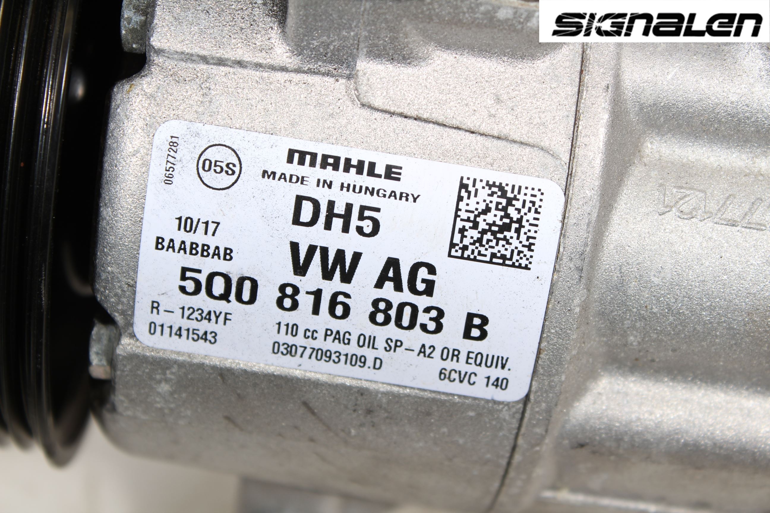 Skoda YETI Varme Ac Kompressor