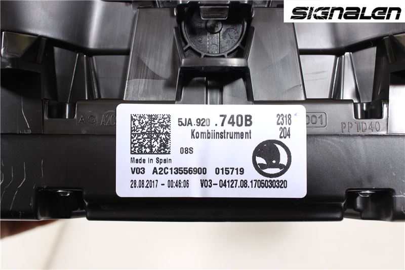 Skoda RAPID Instr Kombinert