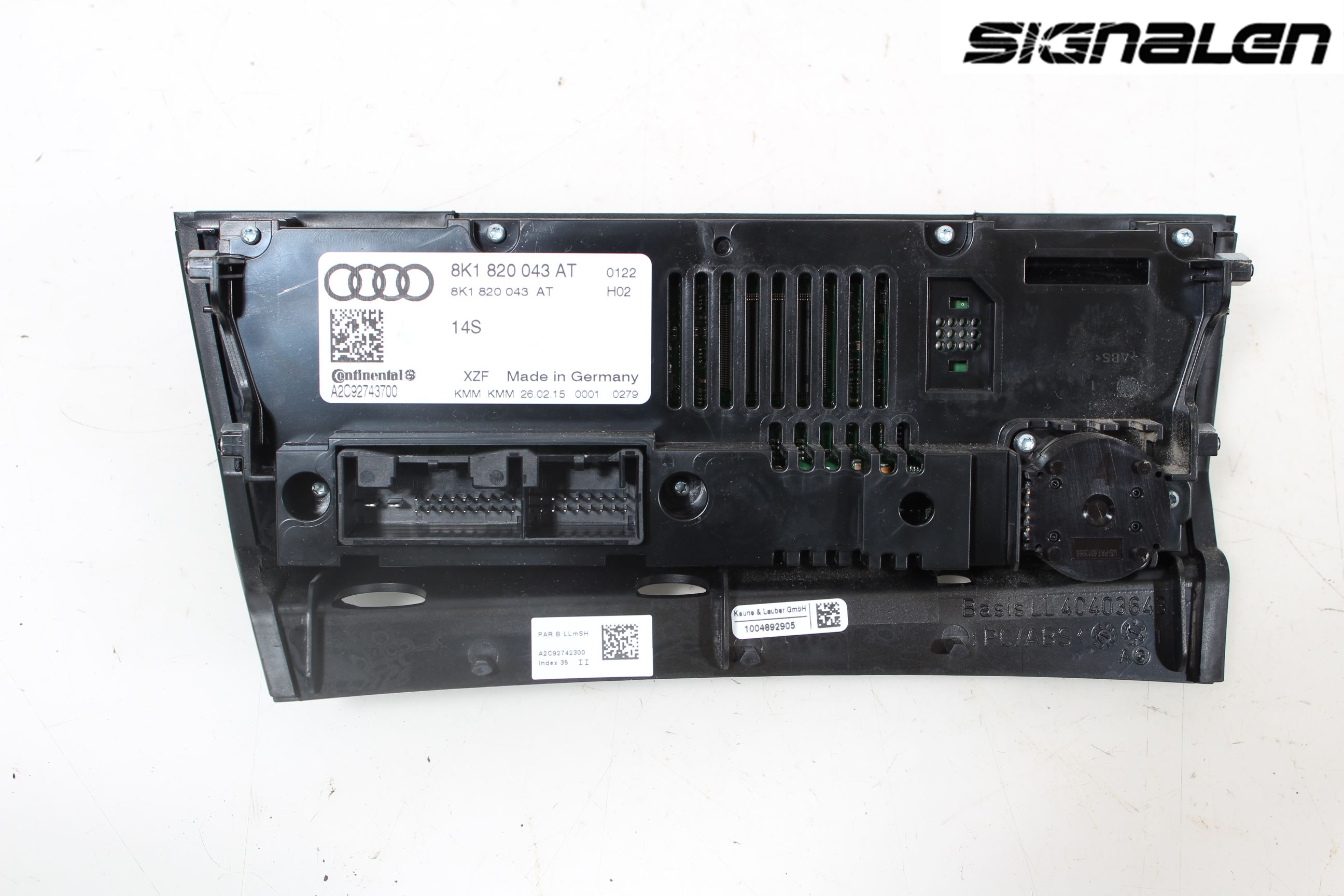 Audi A4 12-15 Varme Ac Betjening-Display